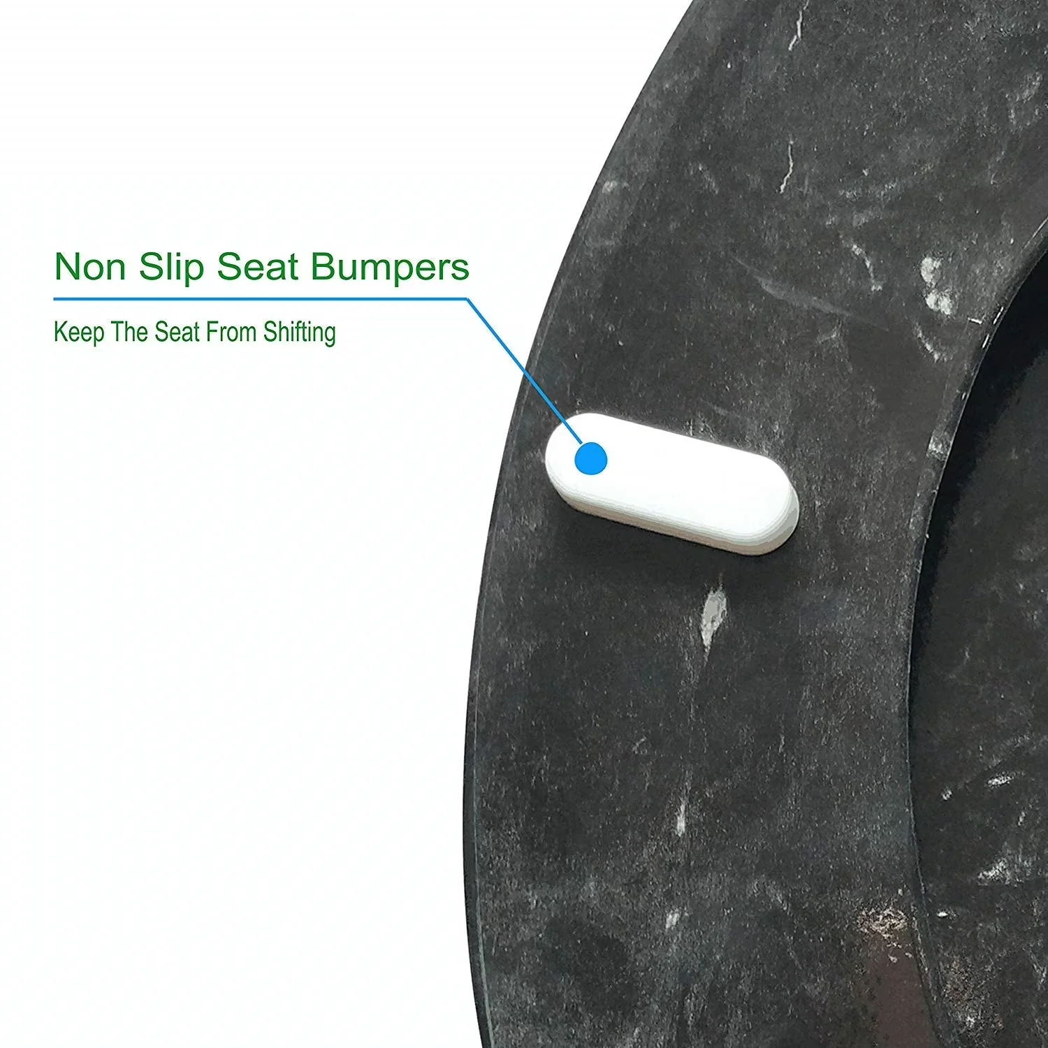 Innovative Toilet Seats And Lid with Easy Installation - Black Mdf Round Model F82FCE