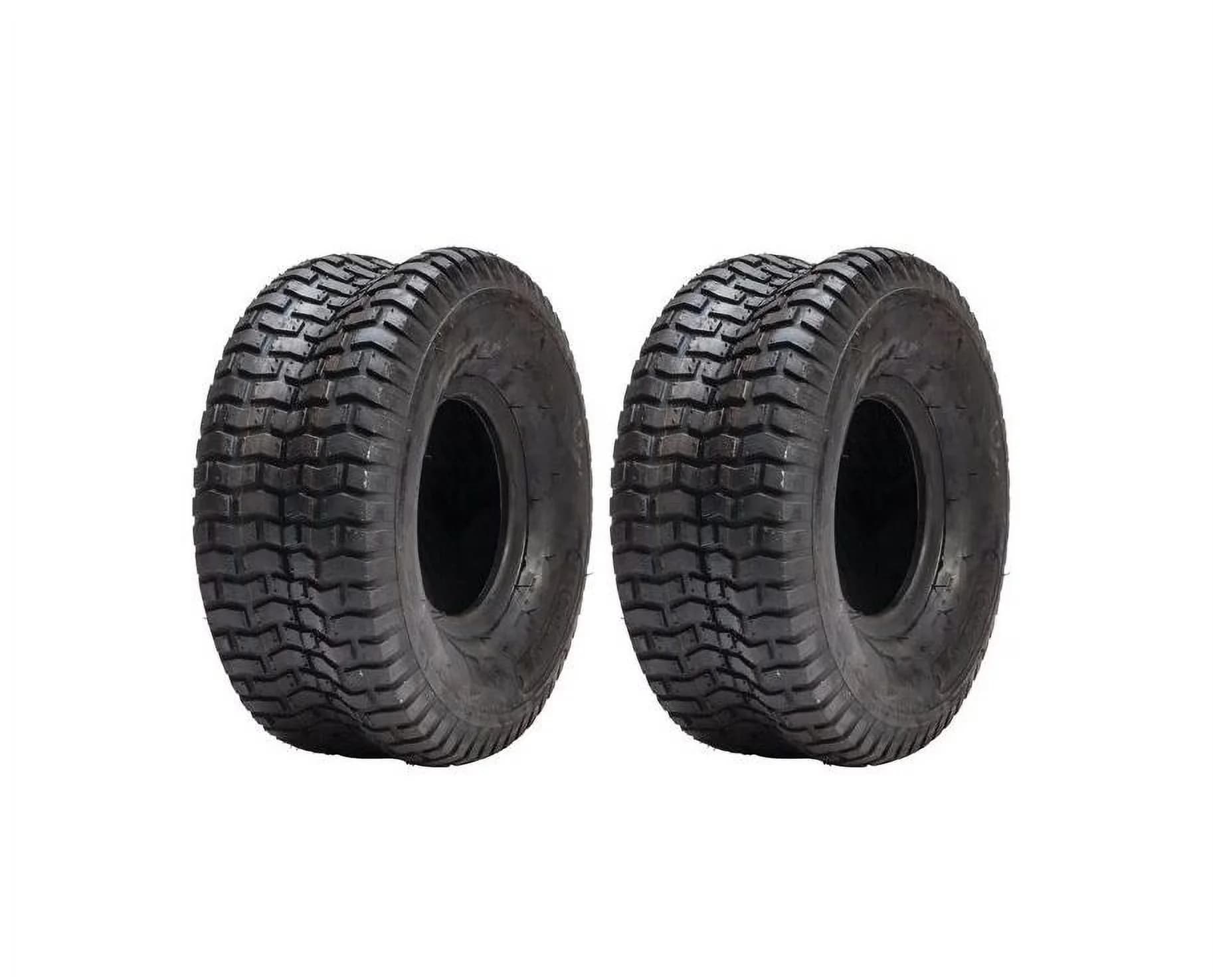 Innovative Lawn Mower Tire with Heavy-Duty, Turf Saver 15x6.00-6 Riding Tires - Model 0C68B3