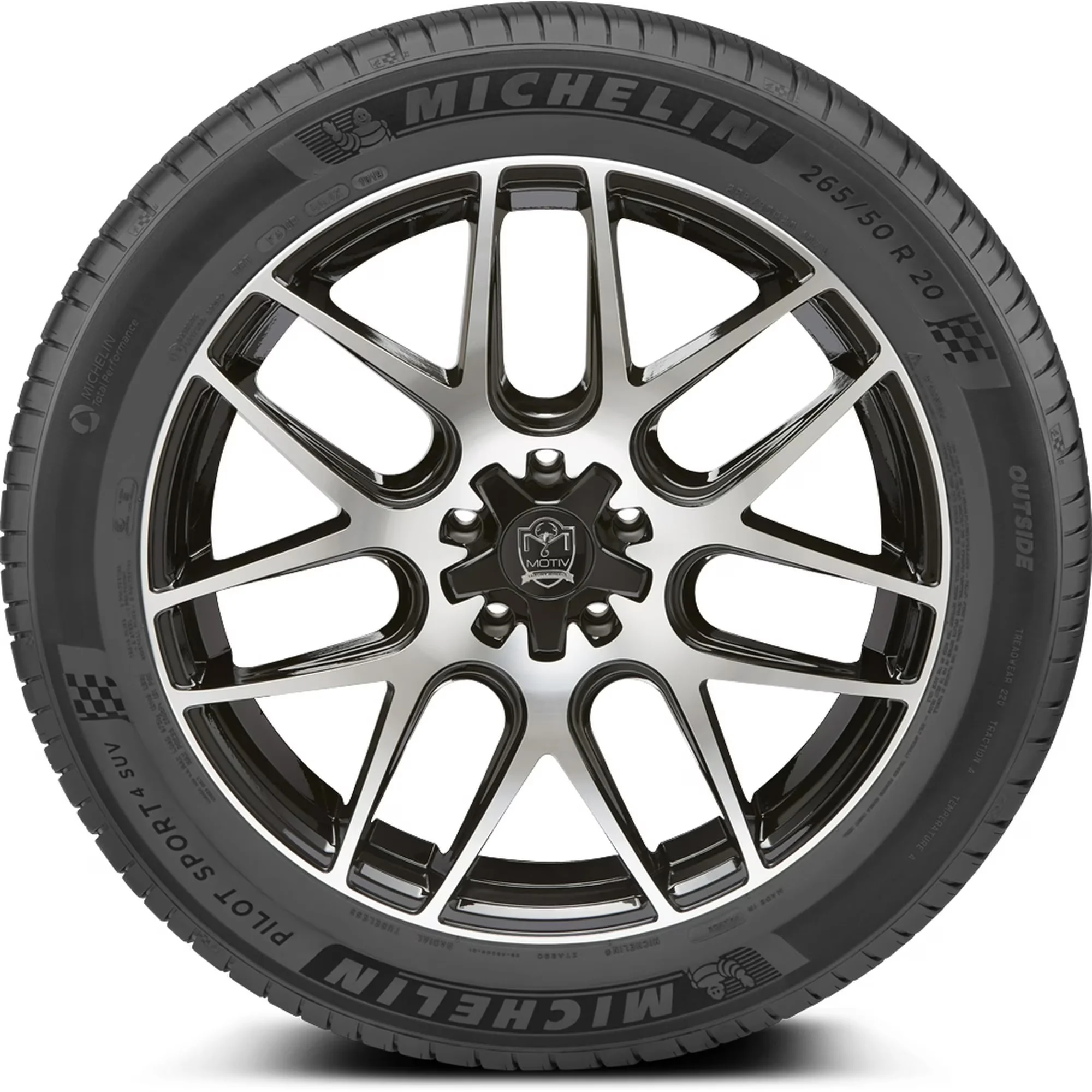 Premium Truck Tire with 112W, Noise Reduction, Pilot Sport 4 SUV 255/ 112W BSW - Model A4D7B0