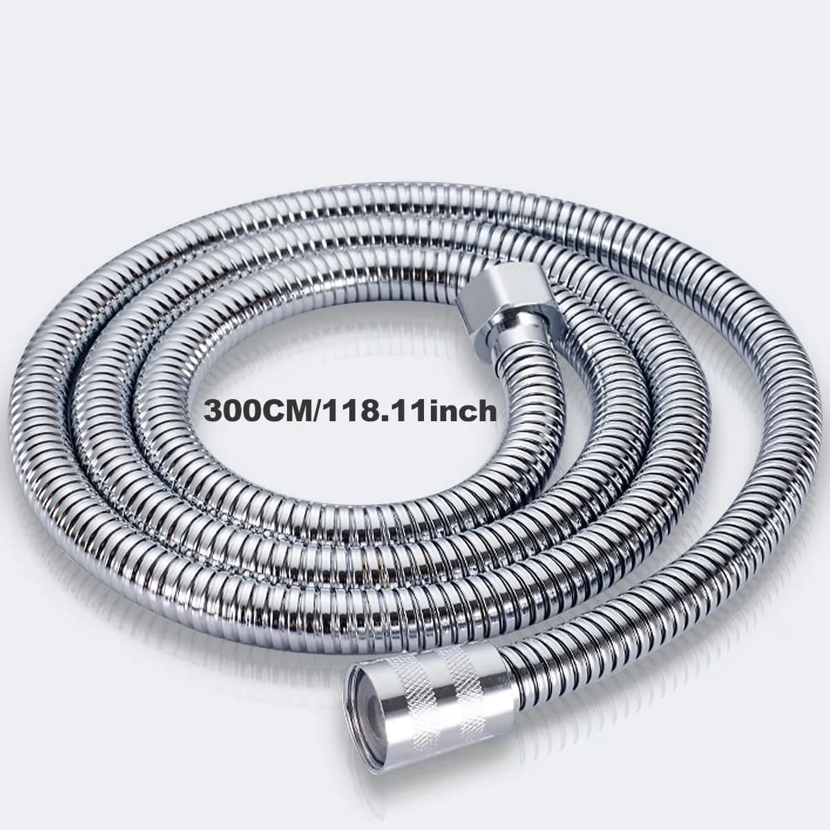 Efficient Shower Head with Flexible - Stainless Steel Green for Bathroom Model FB92F9