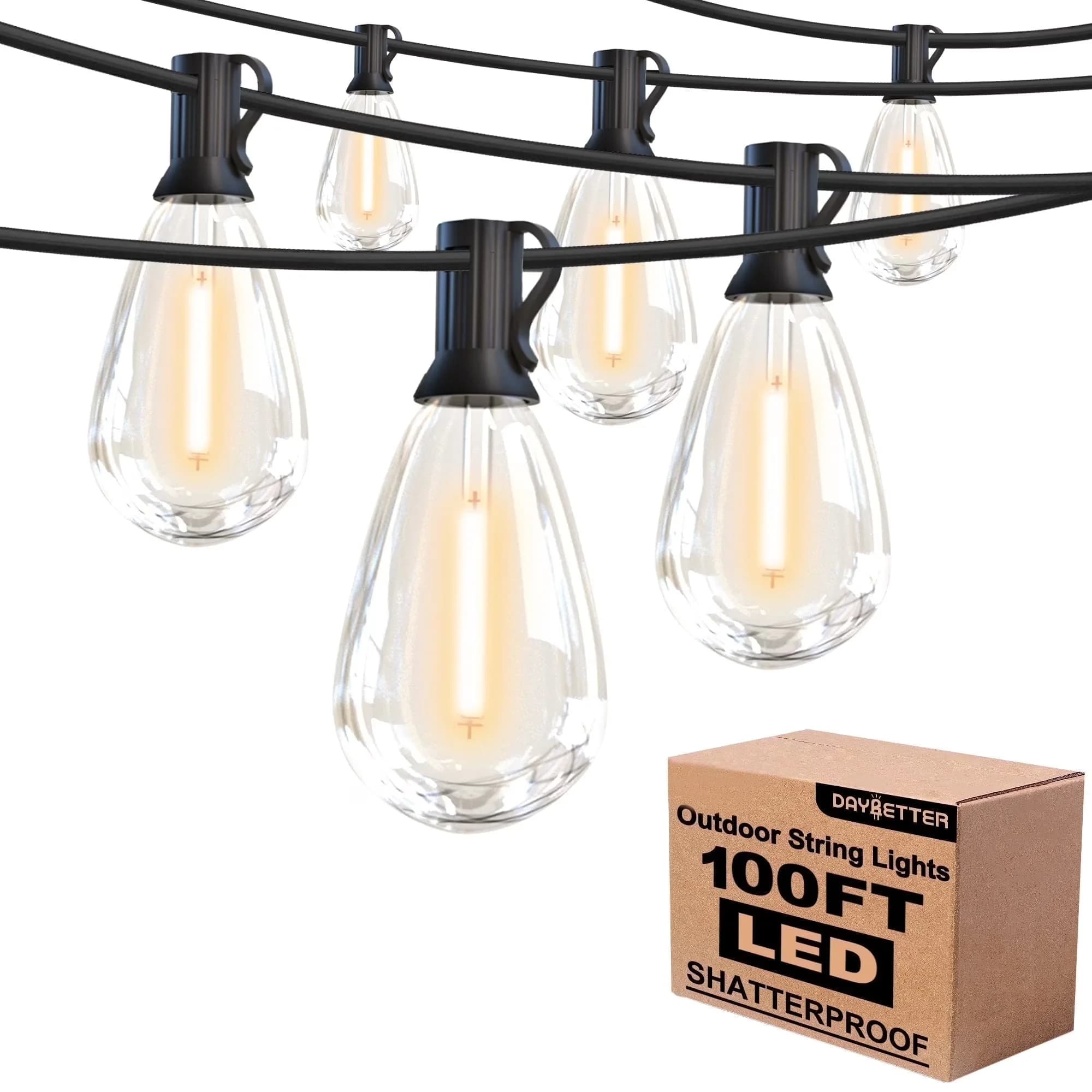 Versatile Led Lighting with LED, Waterproof, Dimmable - White S14 - Ergonomic Design Model F8304F