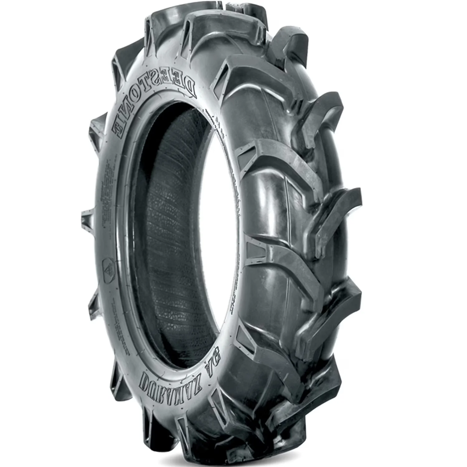Compact Farm And Tractor Tire with Low Maintenance, All-Weather, Wet Or Dry - Black Model 8A662D