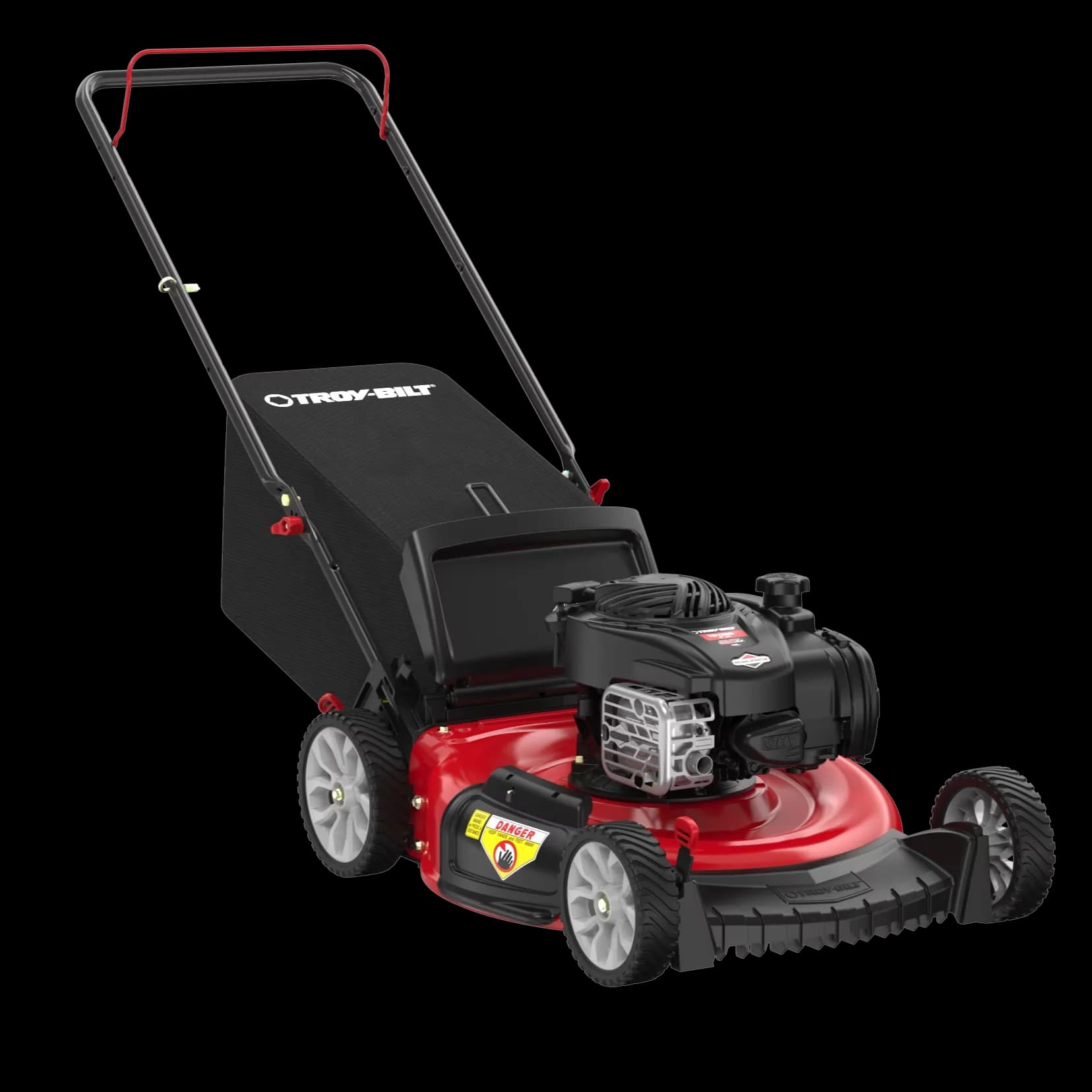 Compact Push Mower with Mulching, Adjustable Cutting Height, TB120 - Black Model 29B8EC