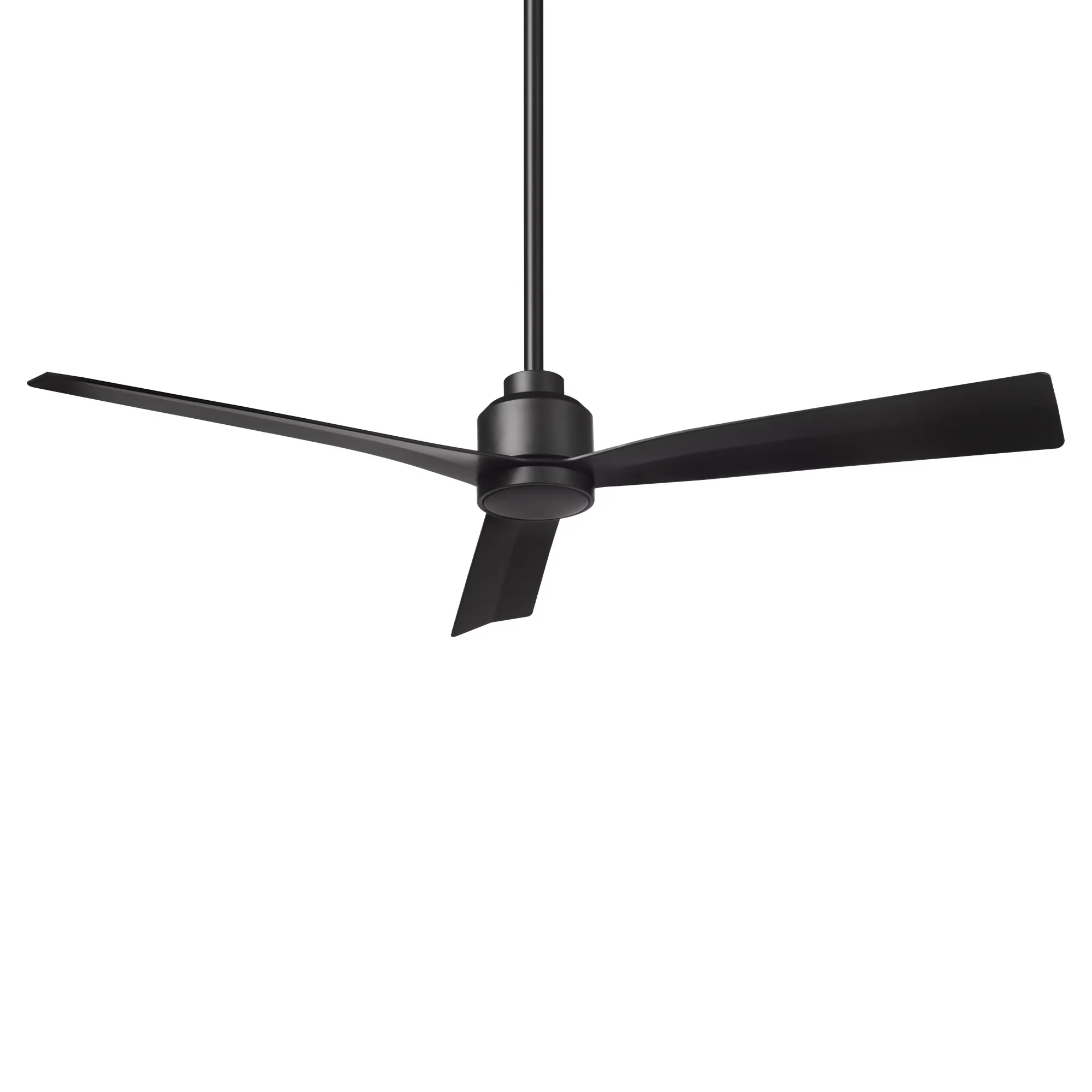 Compact Ceiling Fan with LED, Energy Efficient, Remote Control - Black Model 899FDB