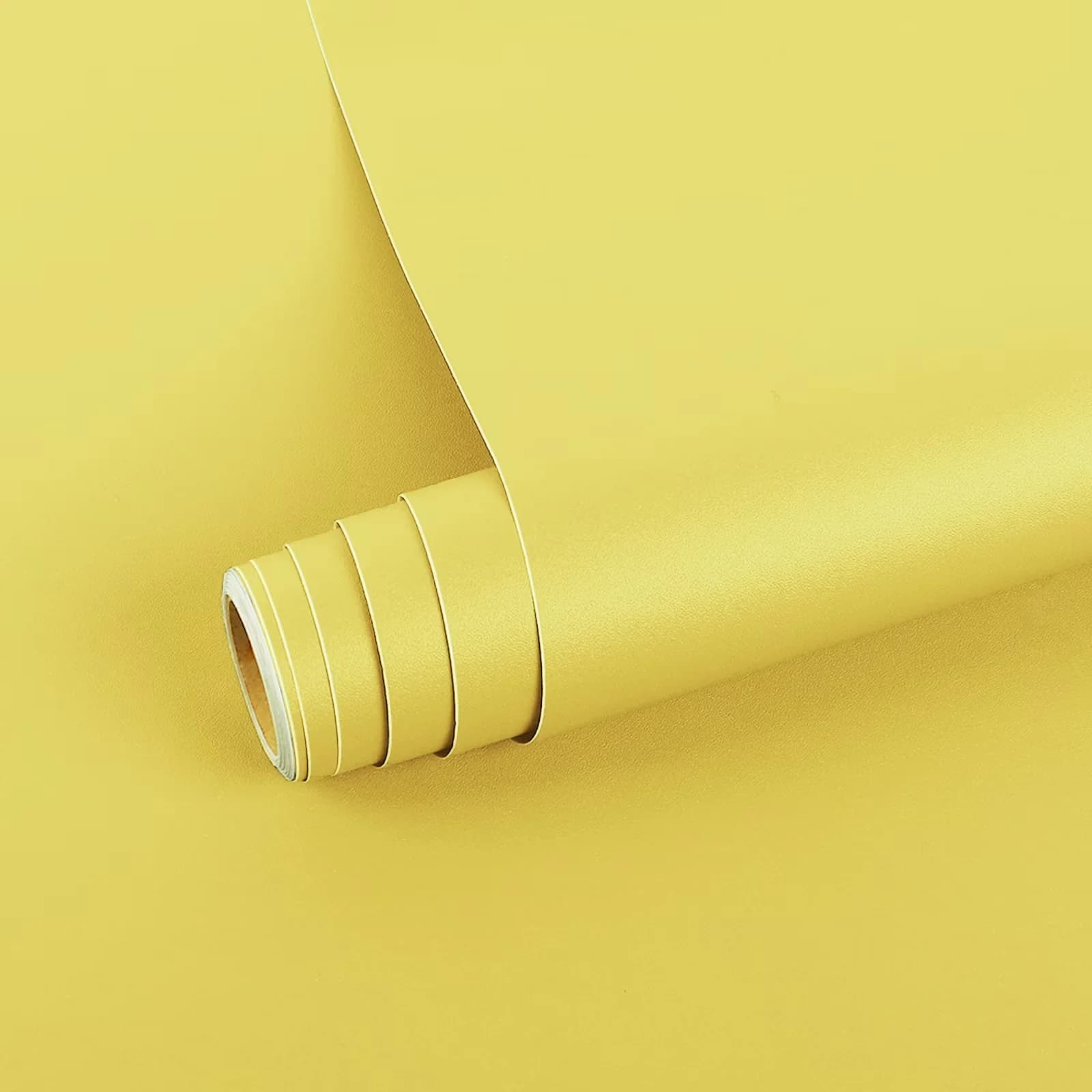 Stylish Wallpaper Wall Decals Wall Covering with Waterproof, Durable - Yellow Vinyl for Bedroom Model 1A12FF