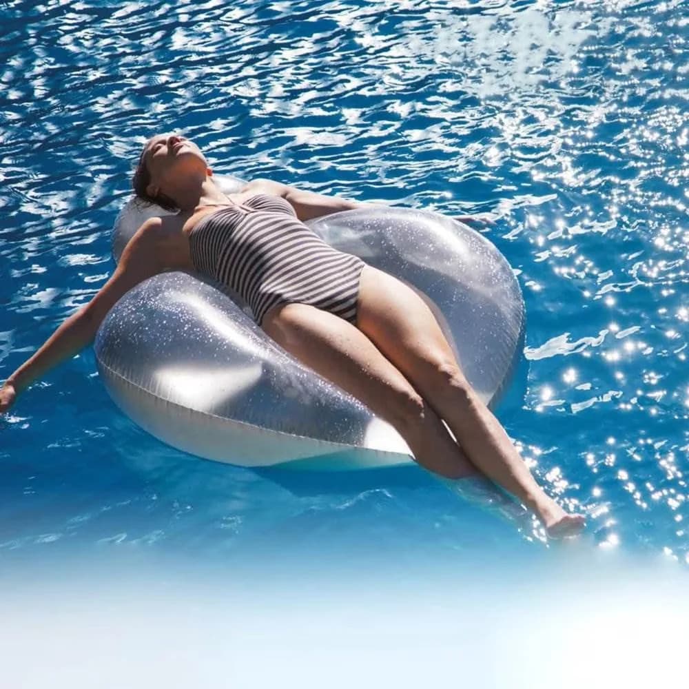 Sleek Above Ground Pool with Puncture Resistant, Durable and easy to assemble - Gray Model 0CD62C