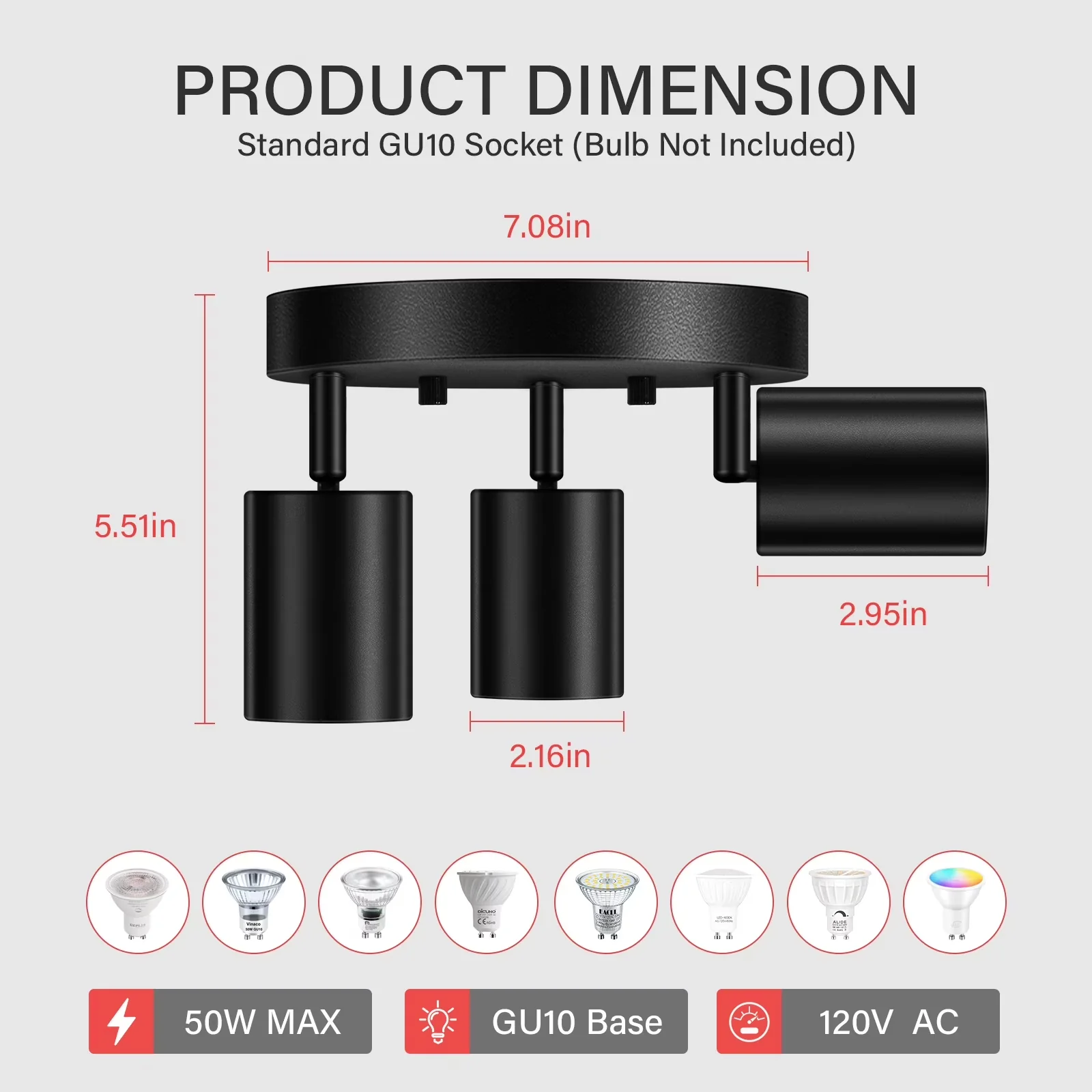 Stylish Ceiling Lights Fixture with LED, Eco Friendly - Metal for Living Room, Kitchen Model F98A7D