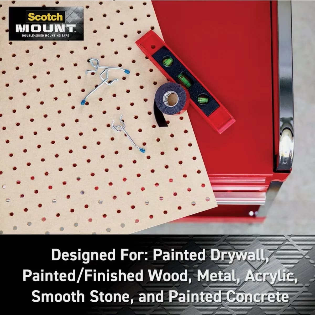 Essential Damage-Free Hanging with Mount Extreme Double-Sided Mounting Tape, Standard Application - Model EF4485