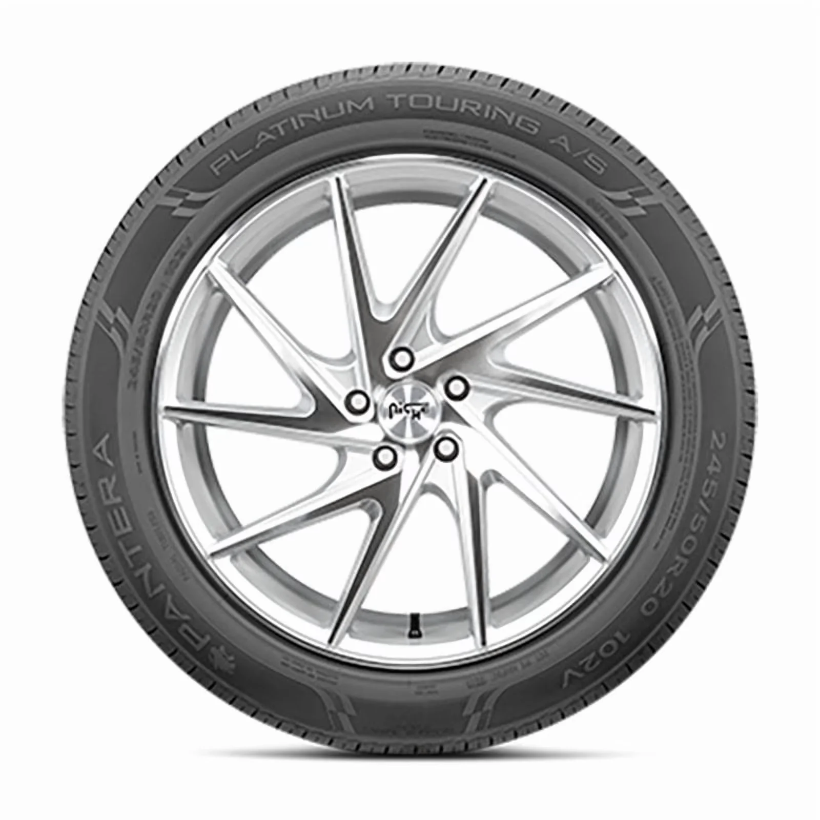 Efficient Car Tire with Fits Multiple Makes And Models, Sidewall style: Black Sidewall - Model E44524