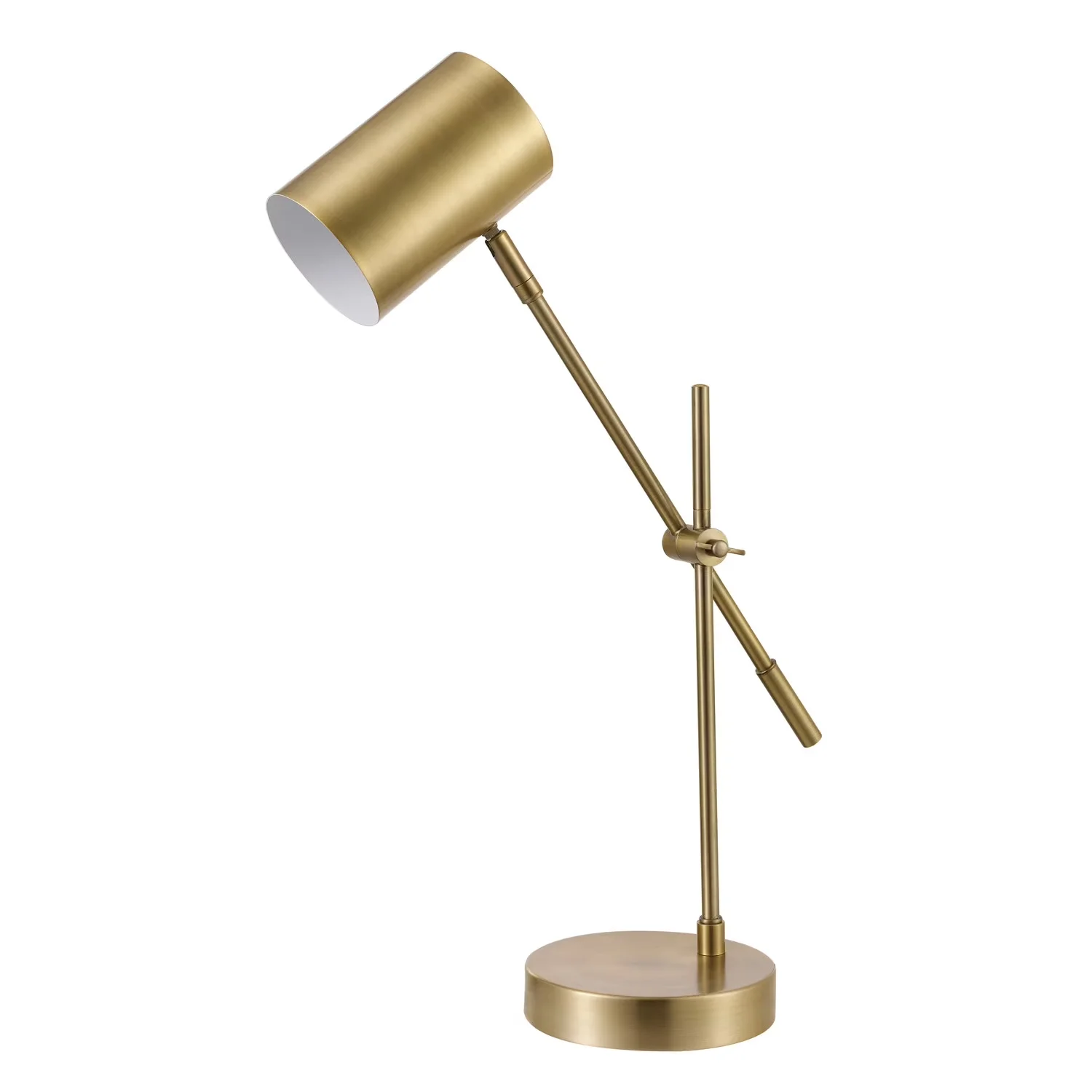 Desk Lamp Versatile with LED, Swing Arm Lamps, Standard Lamps - Gold Metal Model 1A98CB