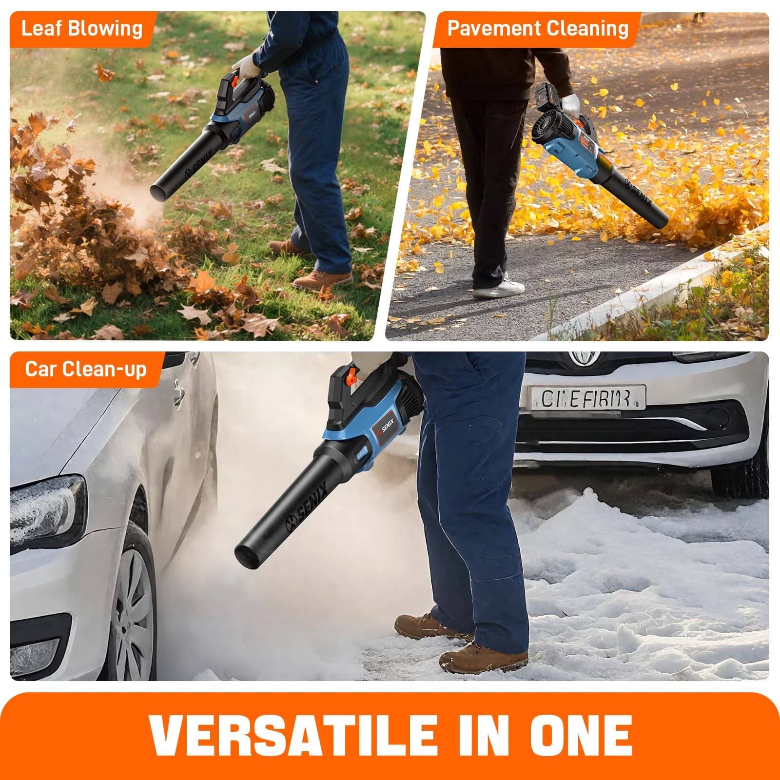 Versatile Leaf Blower with Battery, BLAX2-M3, 20 Volt Max* Cordless Brushless - Model 38D78B