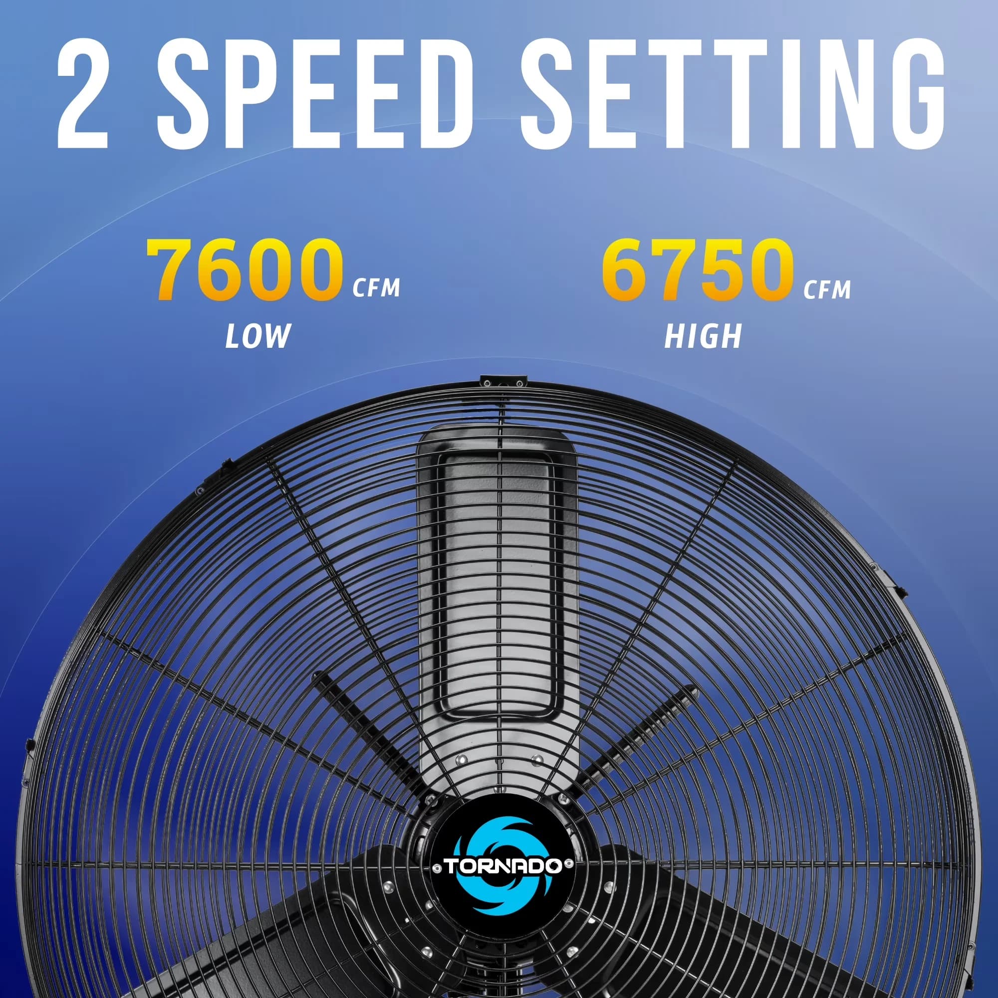 Reliable Fans In Cooling with Oscillating - Black Aluminum / Steel 24 inch Model 71C4E5