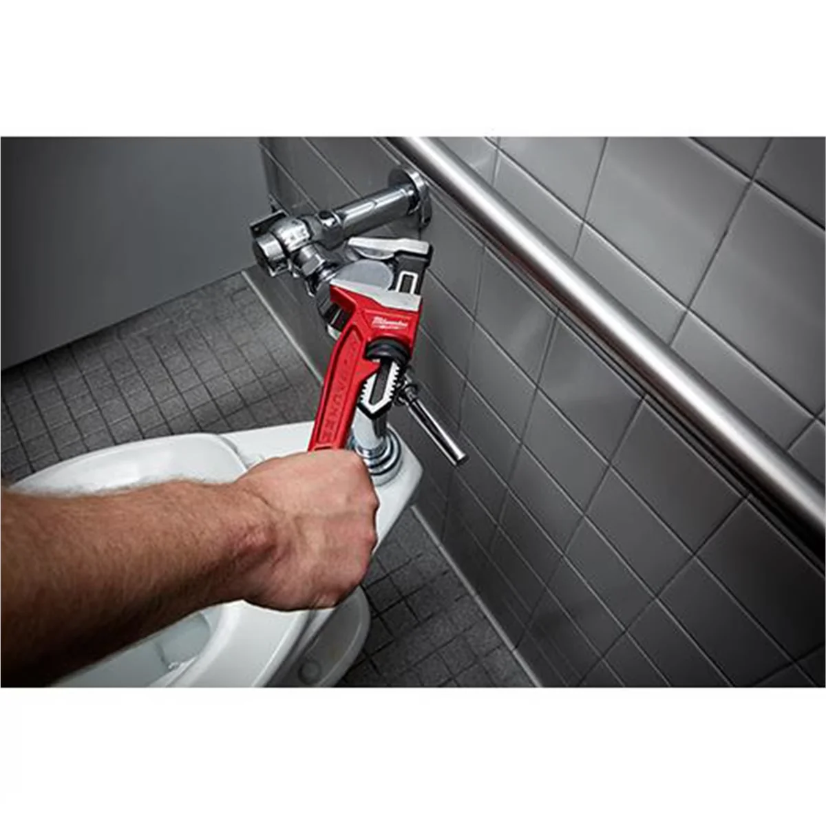 Sleek Hand Tool with Ergonomic Handle, Parallel grip, Jaw capacity 2-5/8 in. - Black Model 7FB164