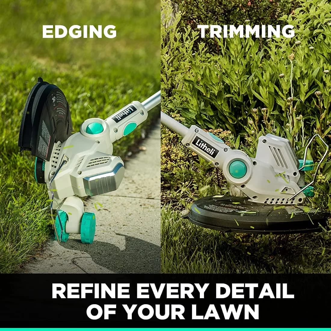 String Trimmer Modern with Battery, 40V, 40V 13" Cordless for Multiple Applications - Model CA7095