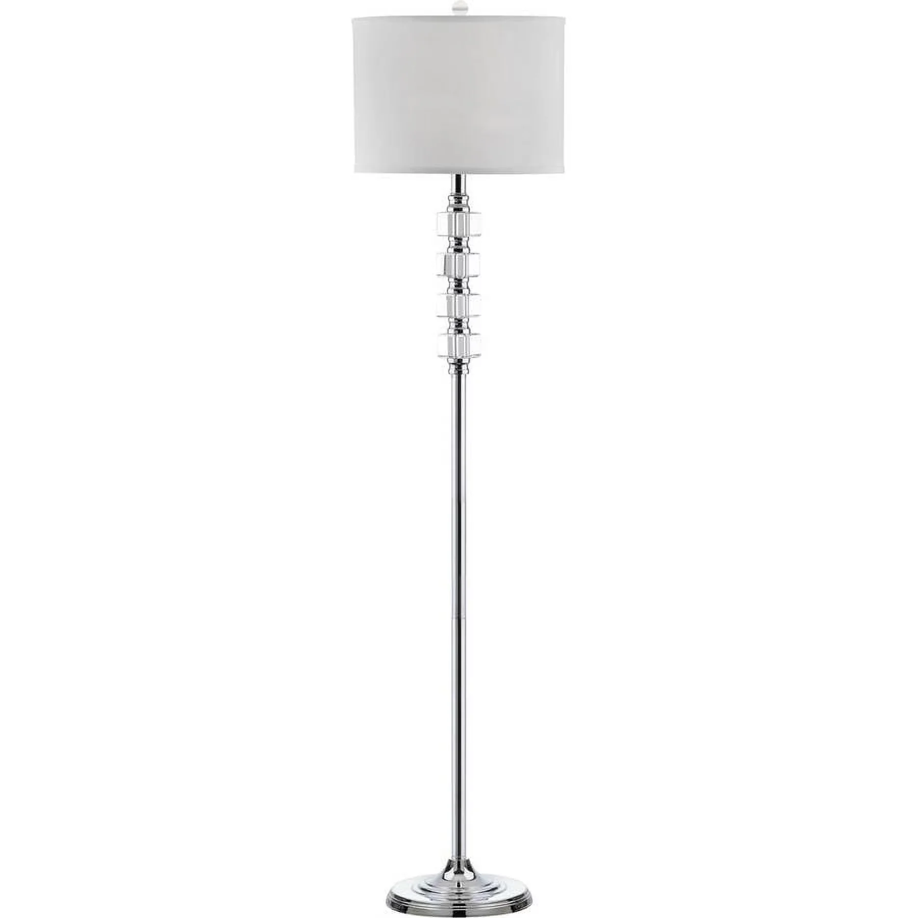 Efficient Floor Lamp with Standard Lamps, Contemporary - White Crystal|Iron Model 07A949