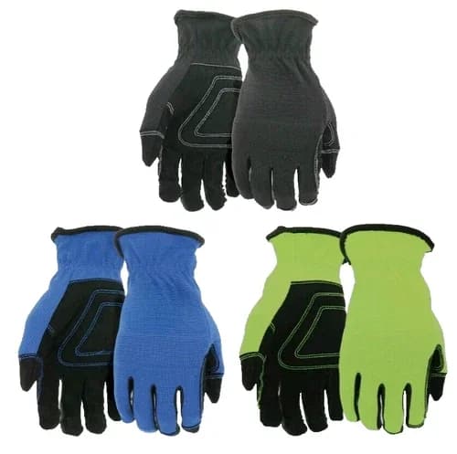 Compact Protective Equipment with 3 Pack, Blackcanyon Hi-Dex Mechanics Gloves - Model C178EC