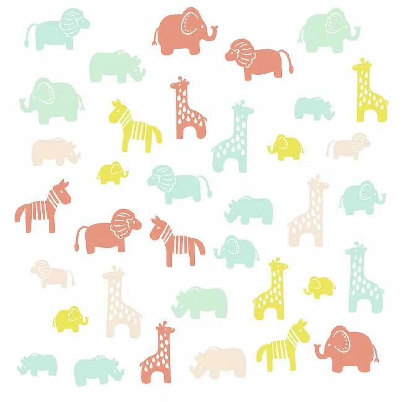 Wallpaper Wall Decals Wall Covering Modern with Reusable, Peel and stick application - Multicolor Vinyl Model E8C301