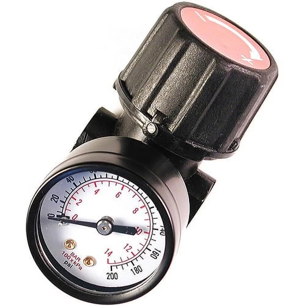 Air Tools Compressor Premium with Durable, 25" NPT, Replacement Regulator - Multicolor Metal Model F12067