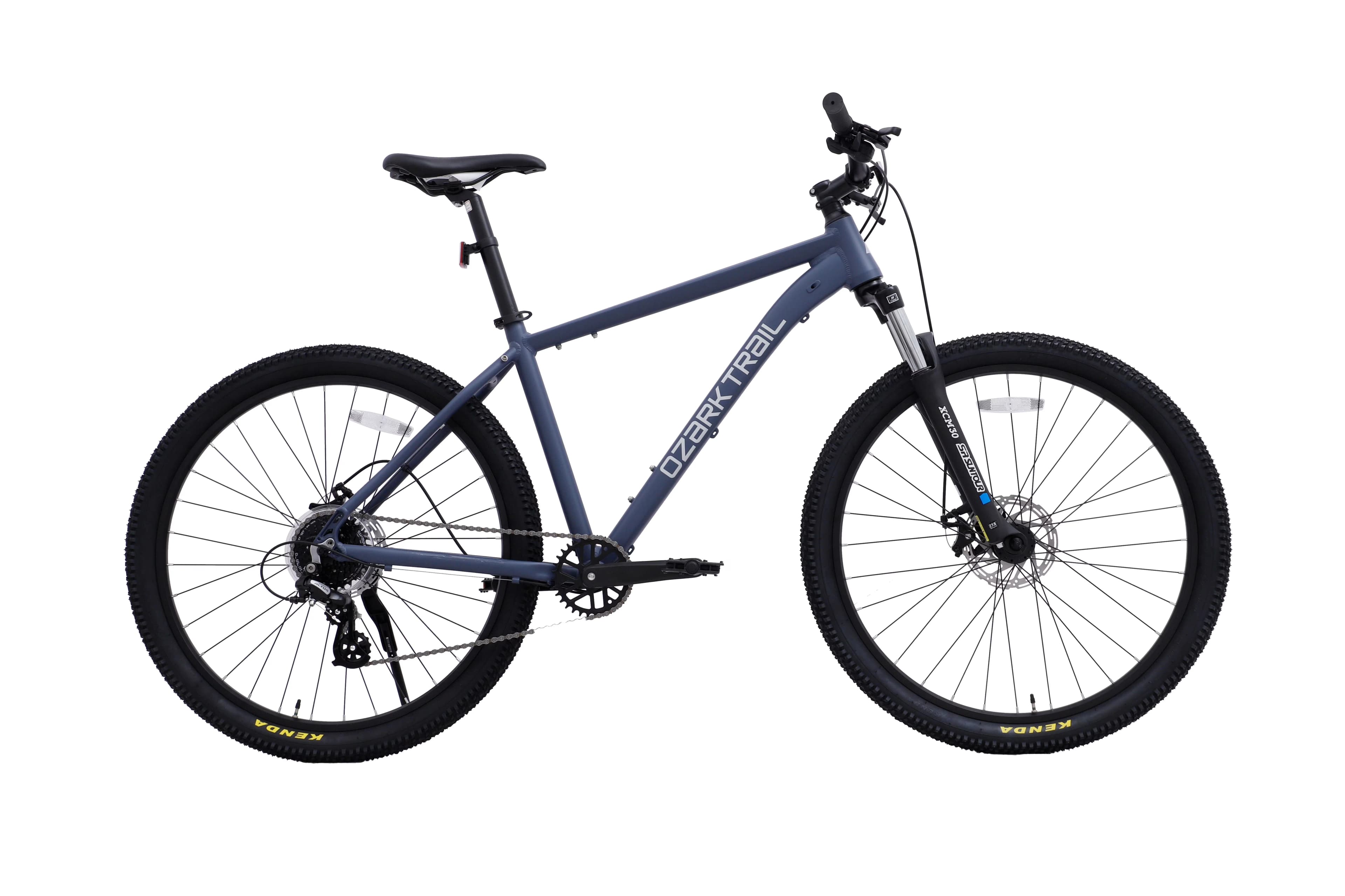 Innovative Mountain Bike with Lightweight, 6'2"+, Frame: Aluminum Alloy, tapered head tube - Blue Model 9A9B0F