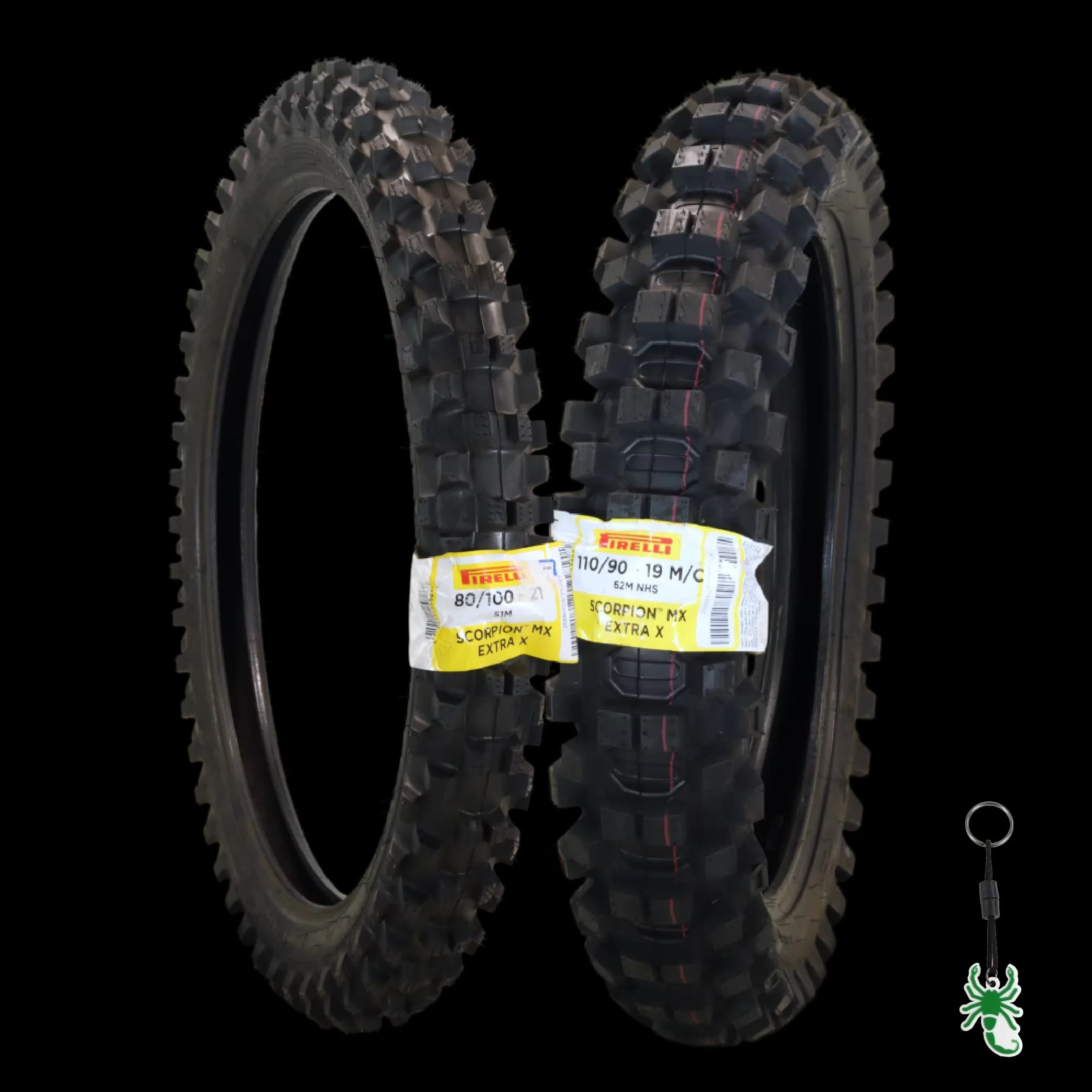 Motorcycle Tire Essential with Durable Construction - 100-21 - Traditional Style Model EF7039