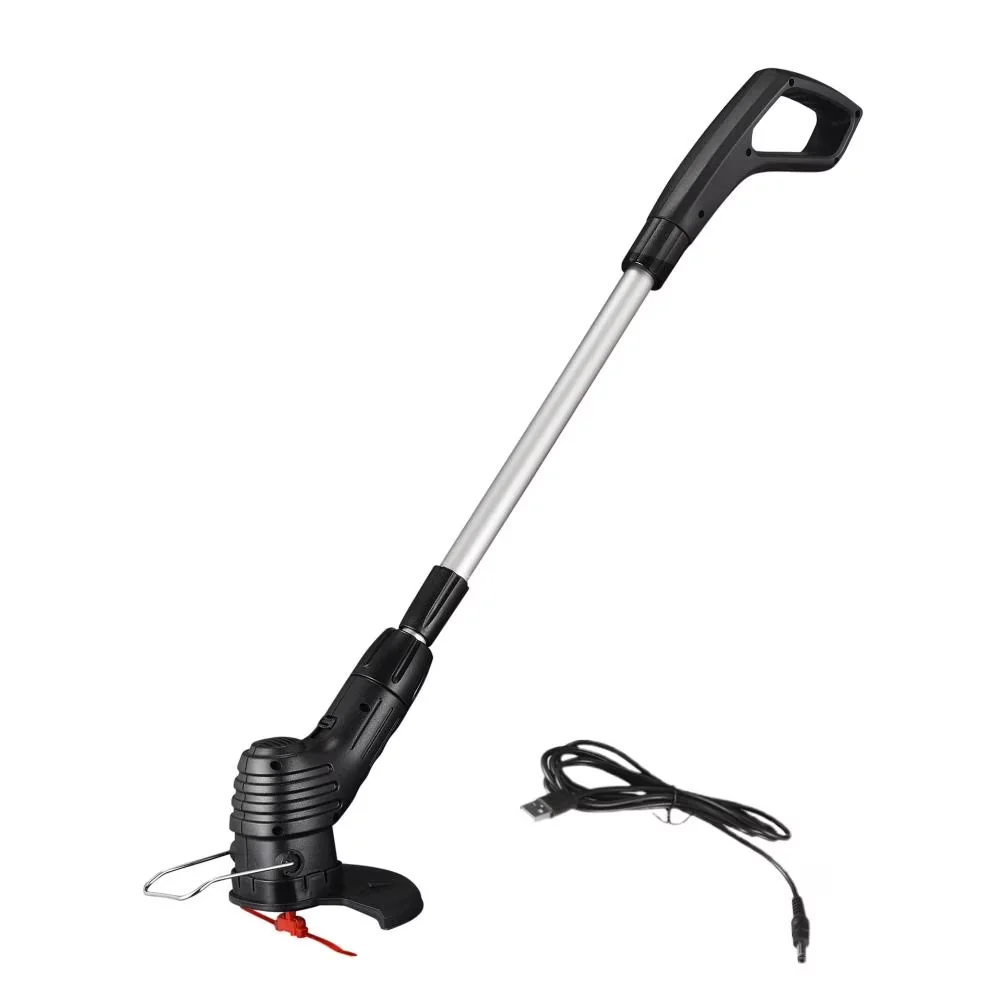 String Trimmer Premium with Battery, Rechargeable Grass Edger - Black for Garden Model EFB293