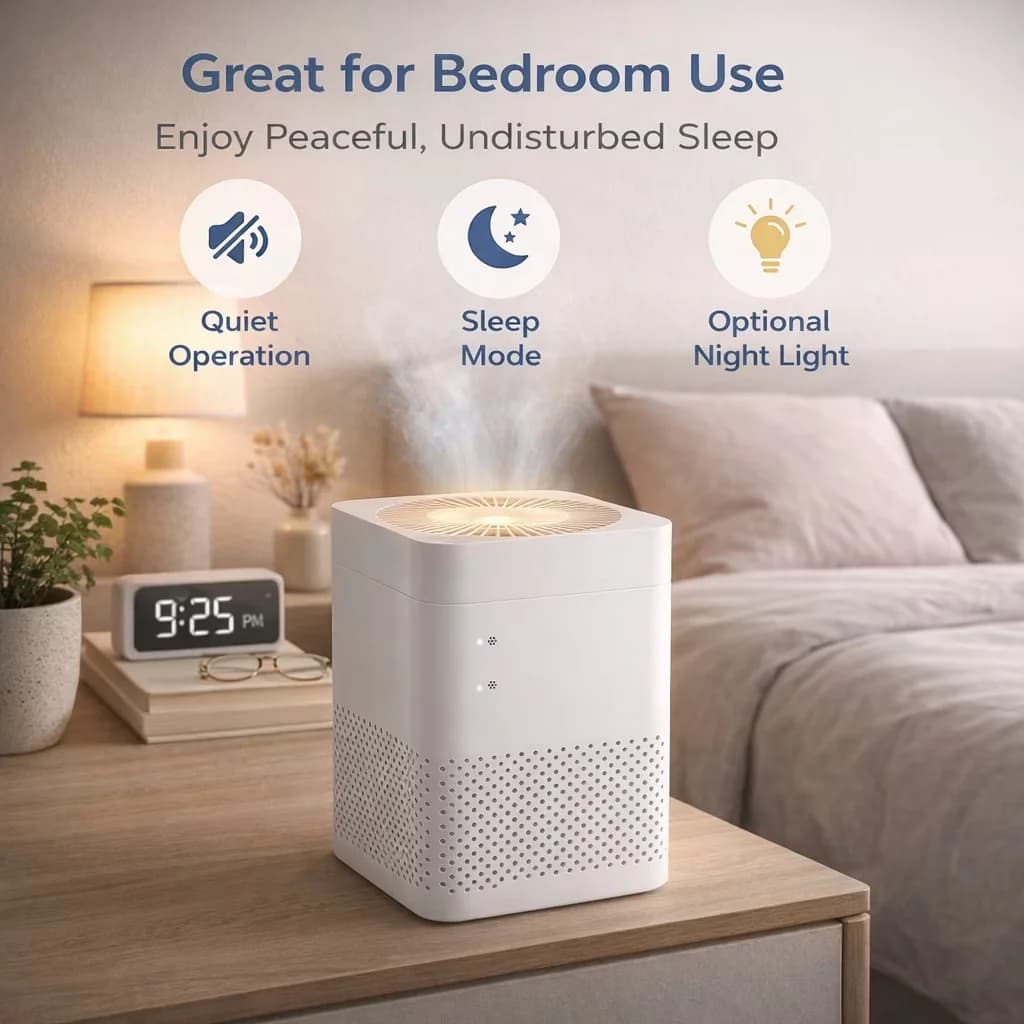 Classic Air Purifier with Filter Change Indicator, Airchoice HEPA - White for Home Model 2CB479