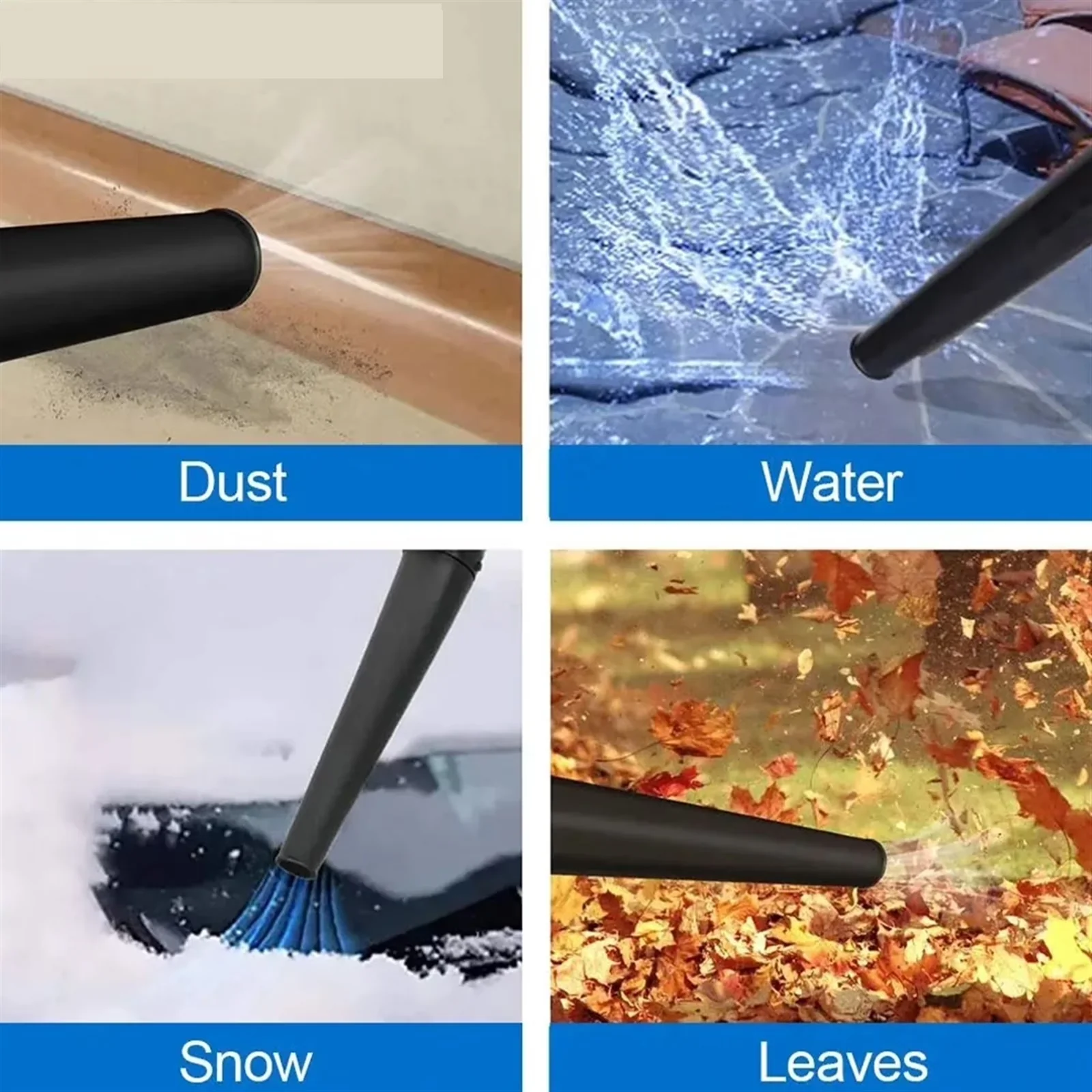 Sleek Leaf Blower with Battery - Cordless for Multiple Applications Model 47AD87