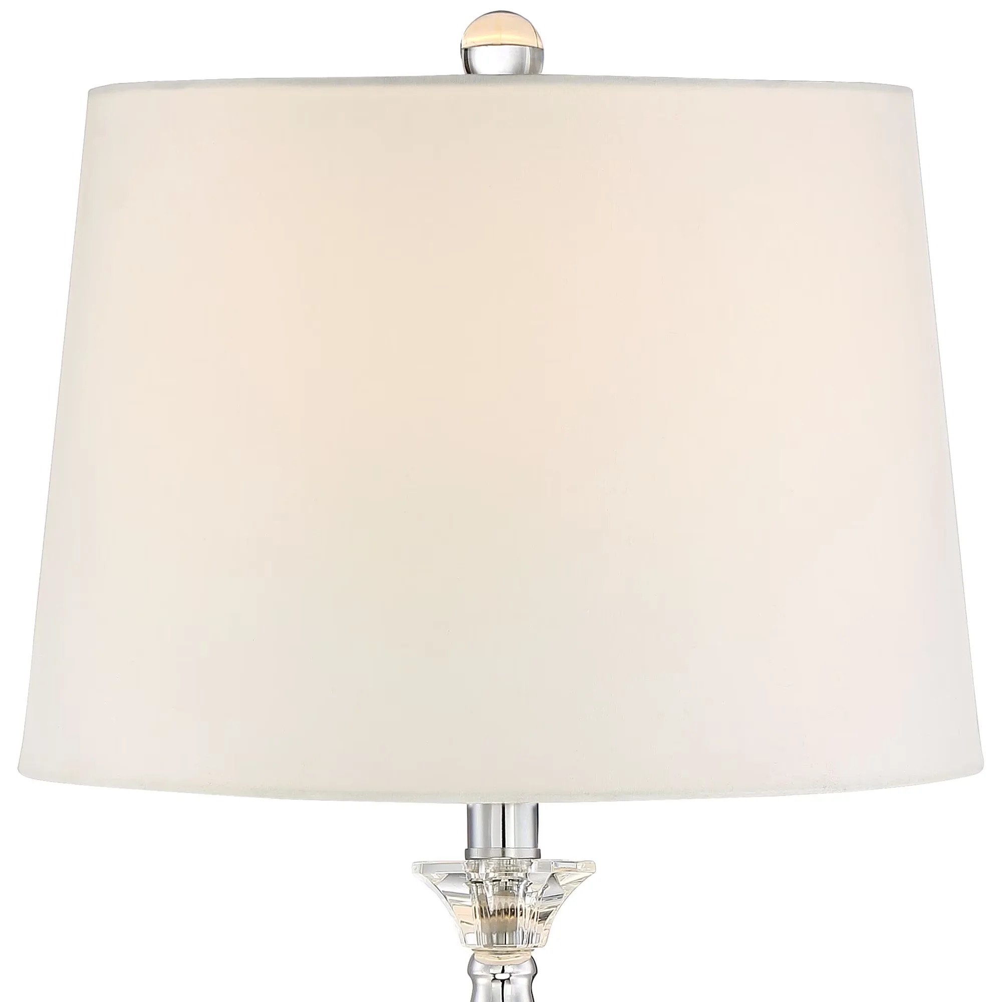 Sleek Table Lamp with Incandescent, Dimmable - Crystal Glass Clear for Living Room, Bedroom Model 5759C5
