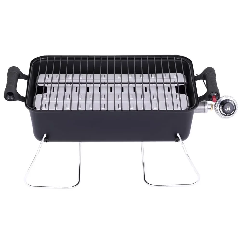 Professional Gas Grill with Portable, Foldable Legs, 190 square inch cook space - Heavy Duty Steel Model 796F47