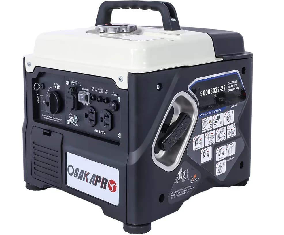 Classic Generator with 1200W, Overload Protection, Low Oil Shutdown - Durable Build Model 2601D1