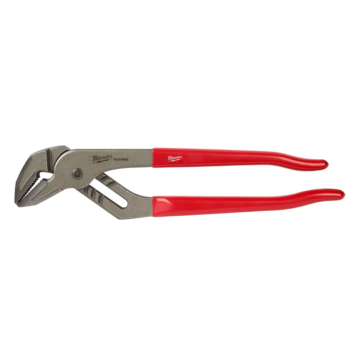 Stylish Hand Tool with Ergonomic Handle, 12" Straight Jaw Pliers - Black Model 47A813