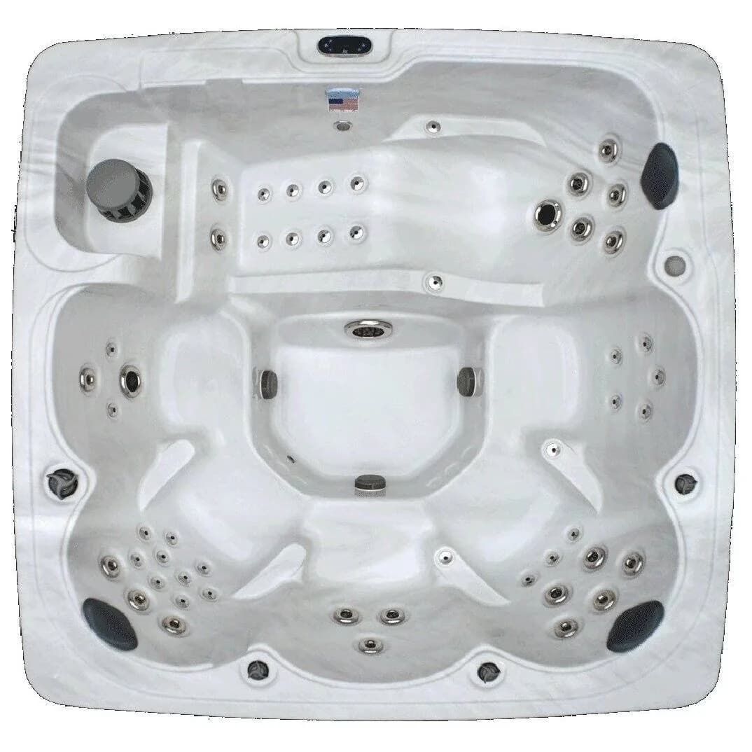 Hot Tub Modern with Jets: 71 Total, Spas 6 Person 78 Jet Spa - White - Rustic Charm Model DF9F49