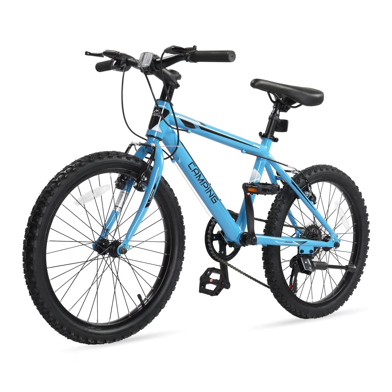 Sleek Mountain Bike with Blue, V Brake, 20in 7 Speed - Blue for Multiple Applications Model D8060E