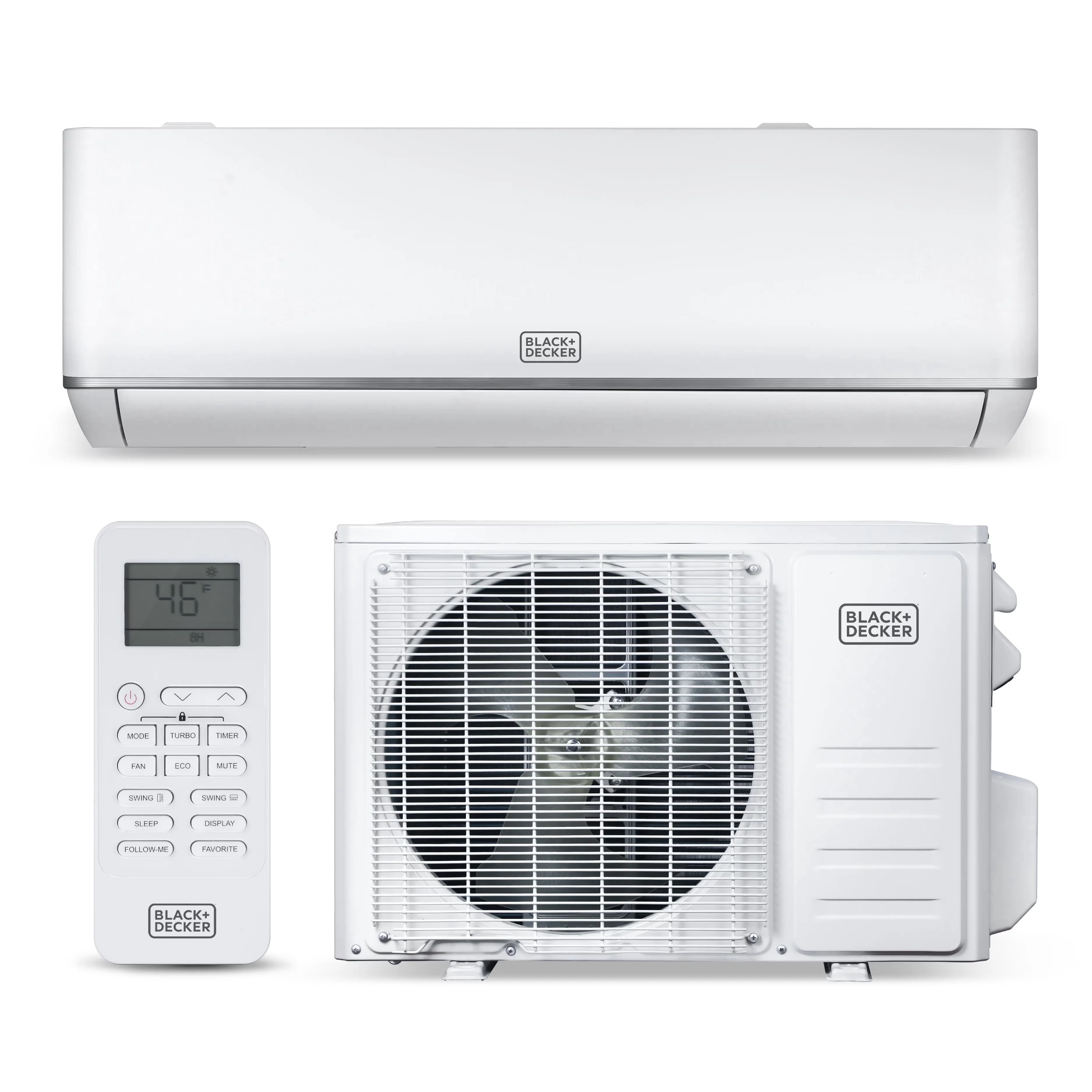 Modern Air Conditioner with 9000 BTU, 115V, 9000 BTU Smart Mini Split - White Model 0E233D