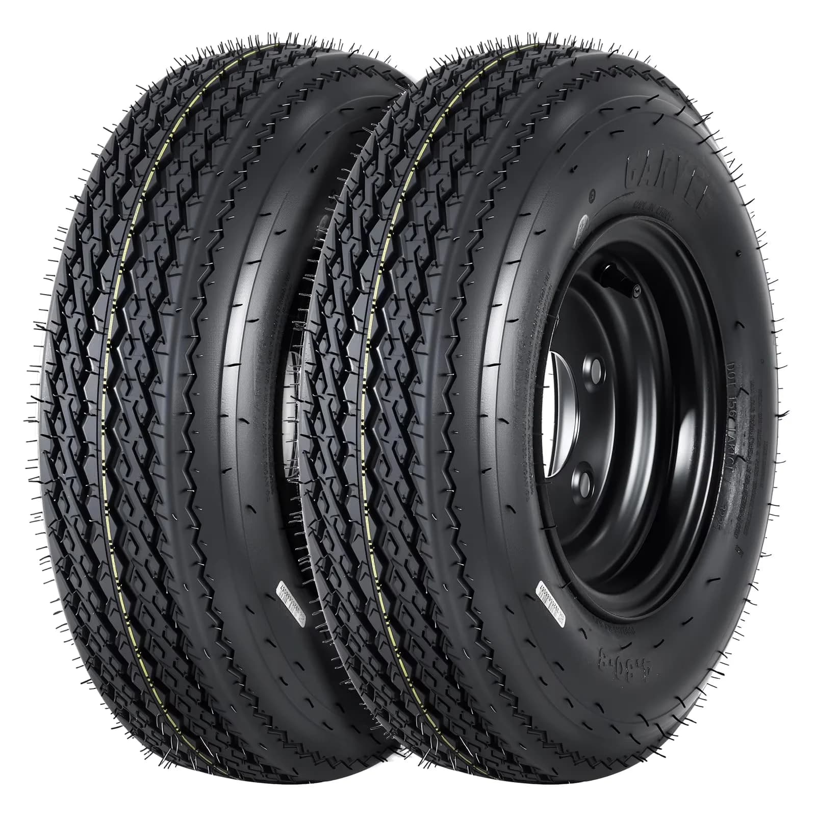 Professional Lawn Mower Tire with Puncture Resistant - 80-8 - Space-Saving Design Model B52791