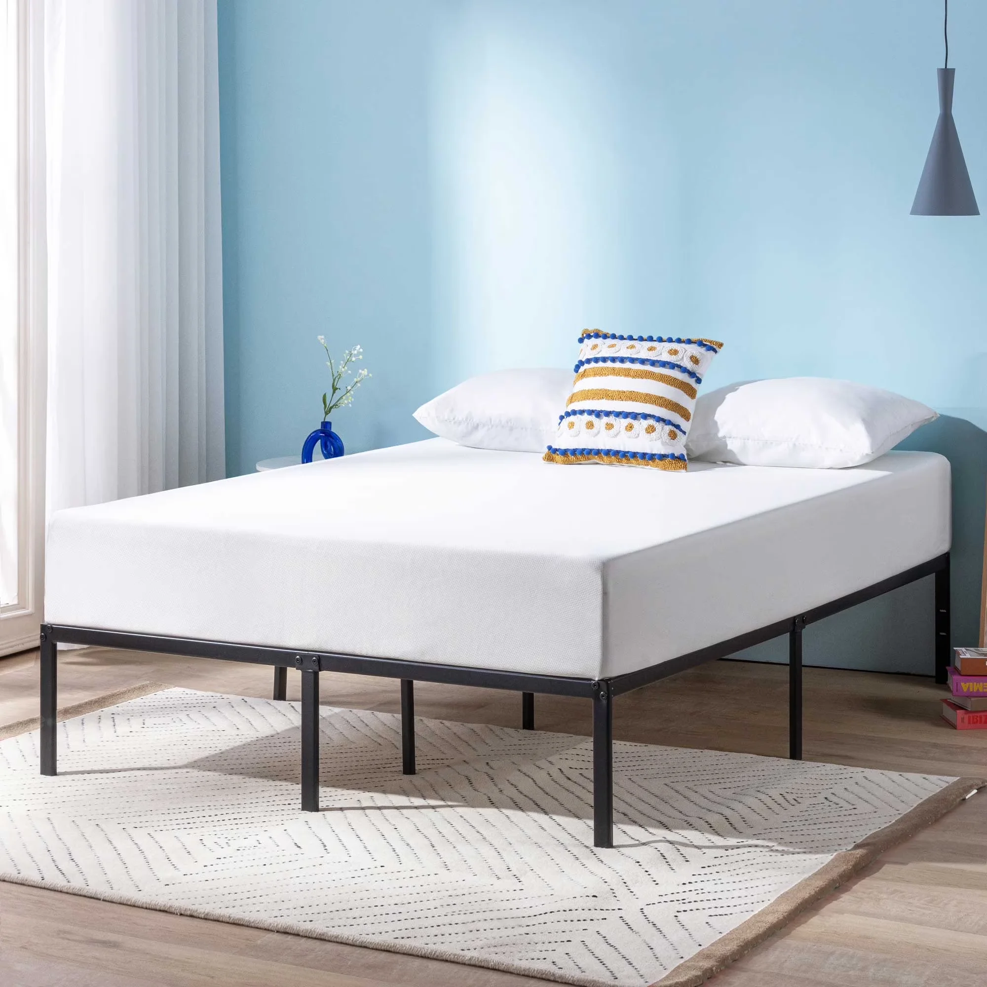 Compact Mattresses Accessory with Breathable Construction, Cooling Technology, Knit fabric cover - Gel Memory Foam Model 06C5C3