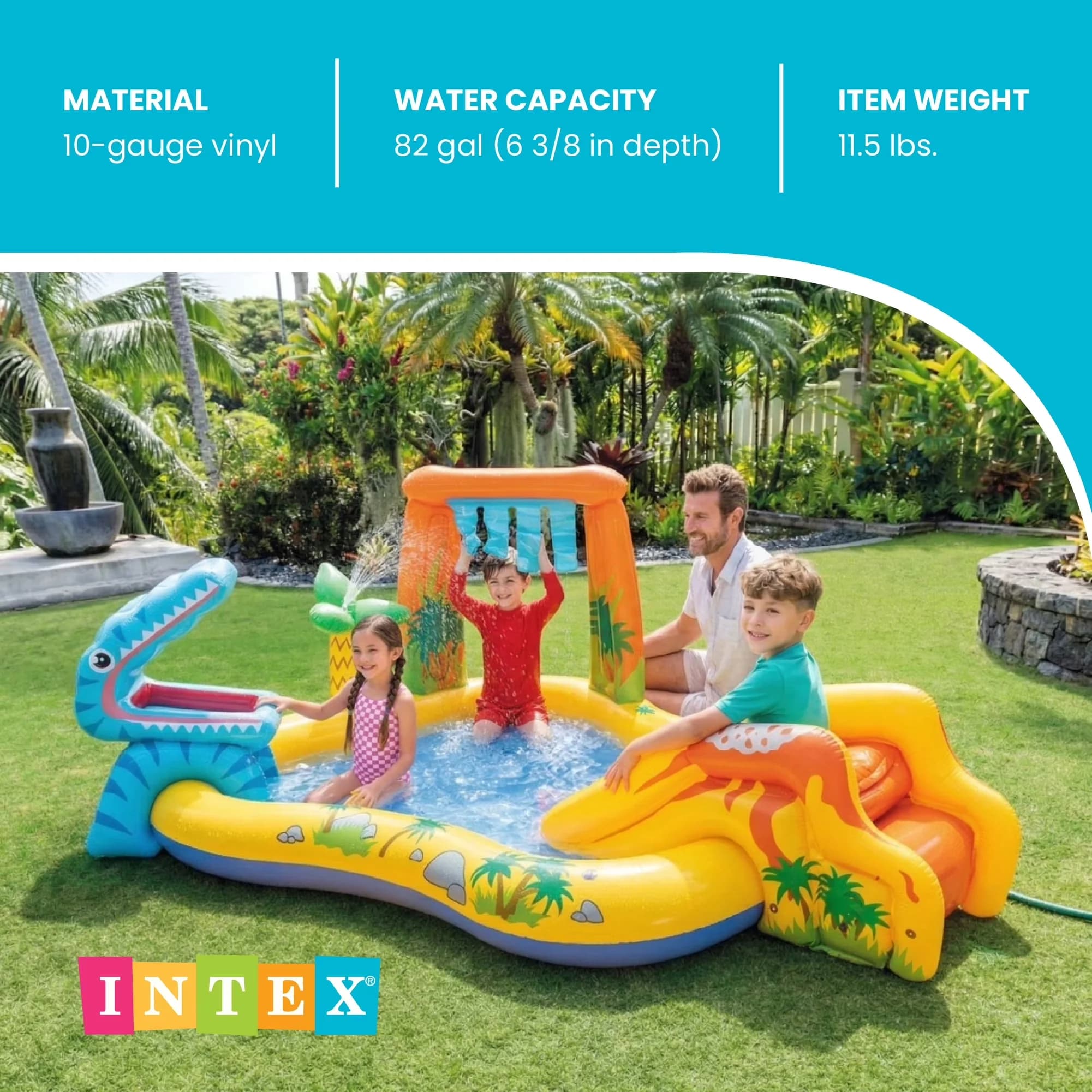 Essential Inflatable Pool - Multicolor Kids for General Purpose Model 45957E