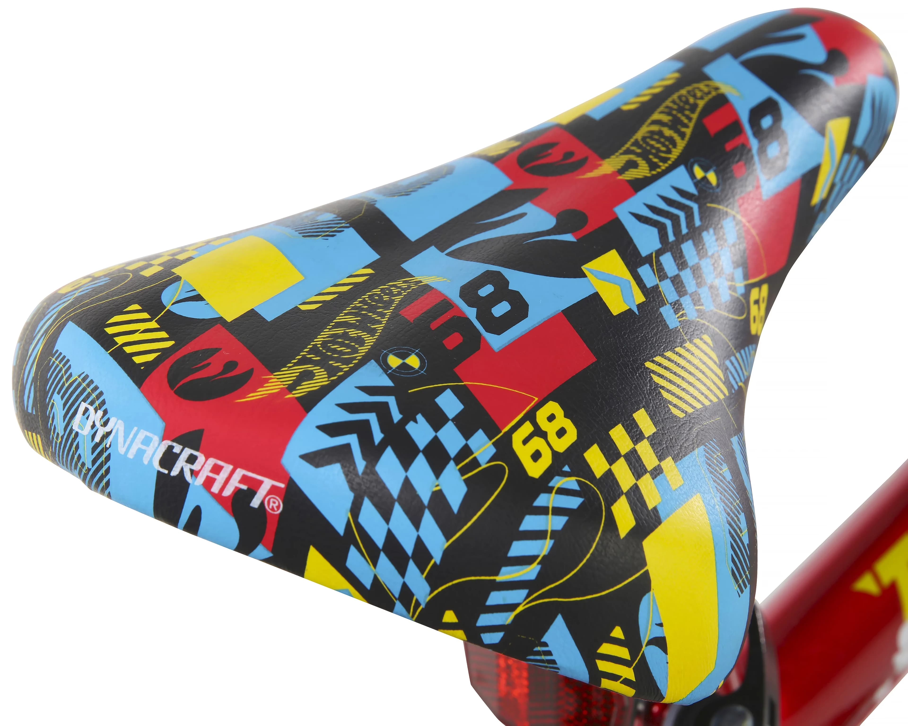 Modern Kids Bike with Adjustable Seat, Lifetime Warranty on the Frame and Fork - Red Model 1B96DF