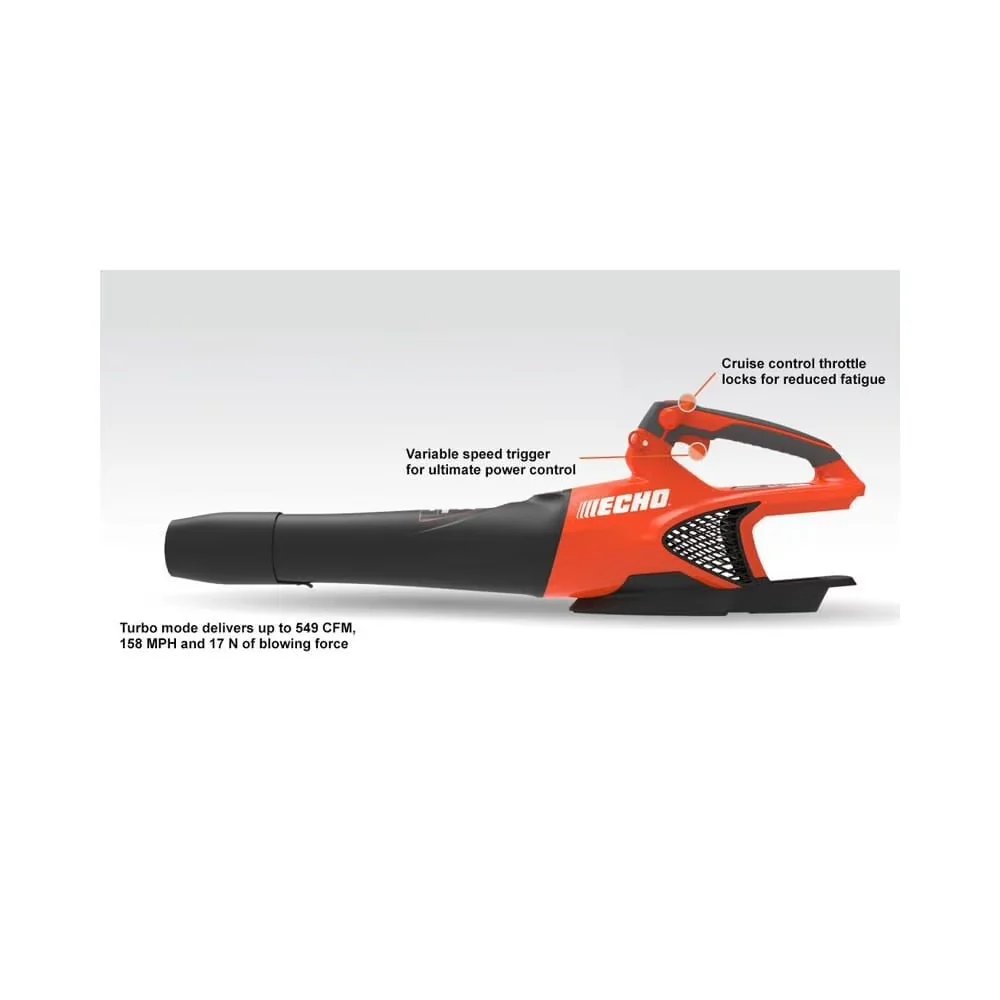 Durable Leaf Blower with Battery, 56V, 151 MPH at 526 CFM - Long-Lasting Performance Model 221D7F