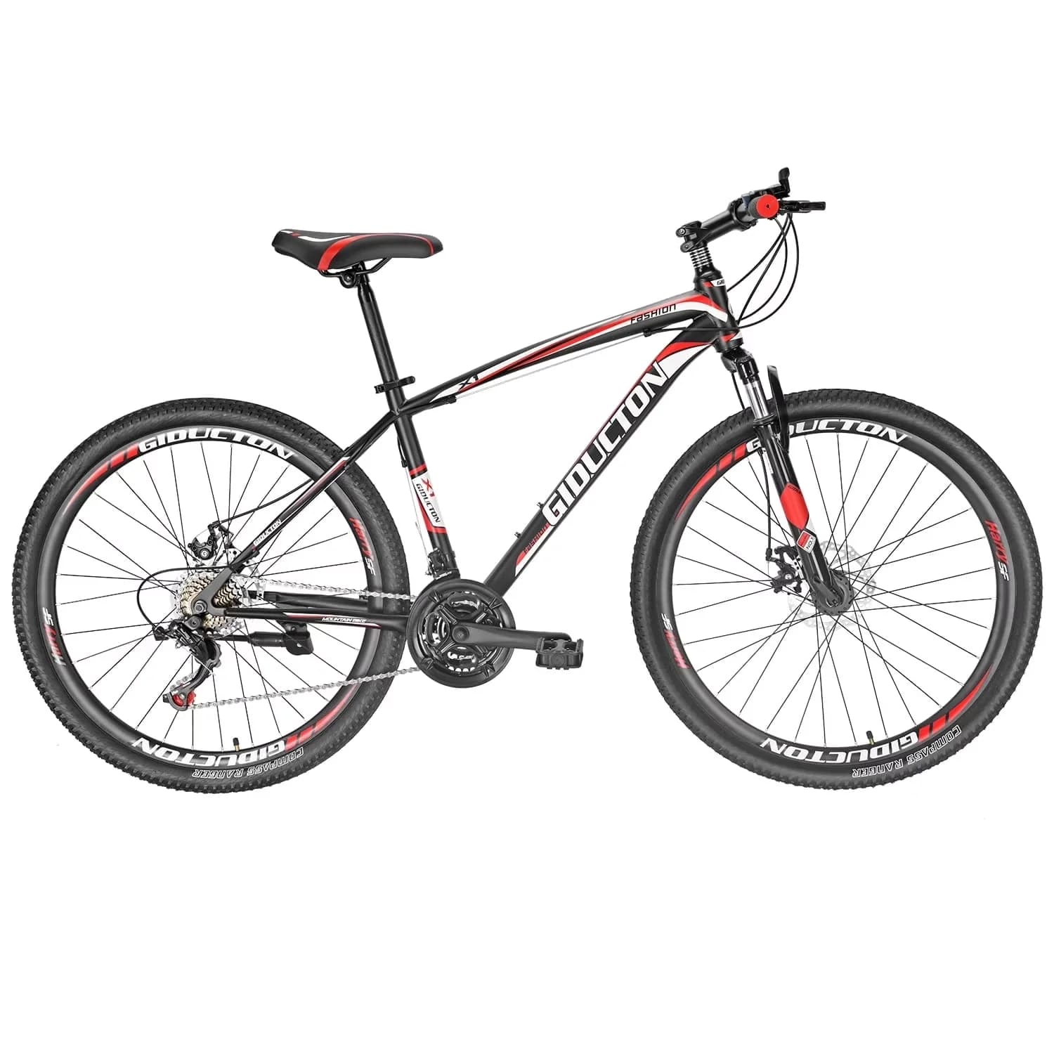 Efficient Mountain Bike with Lightweight, 27.5 Inch, 21 Speed Shifter - Red Model 48F3EA