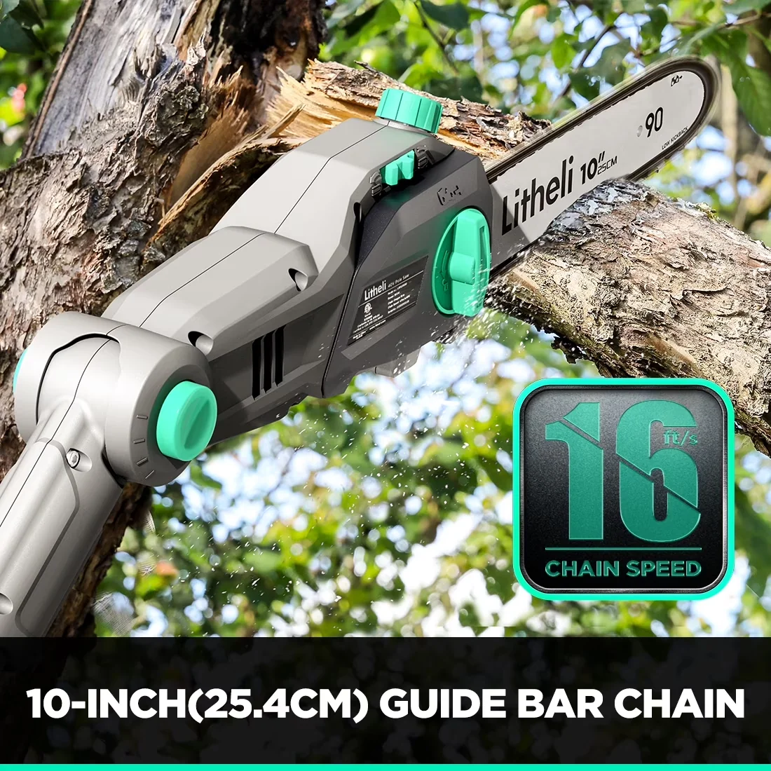 Reliable Pole Saw with Battery, 40V, Cordless - Black 10 - Reliable Performance Model 223336