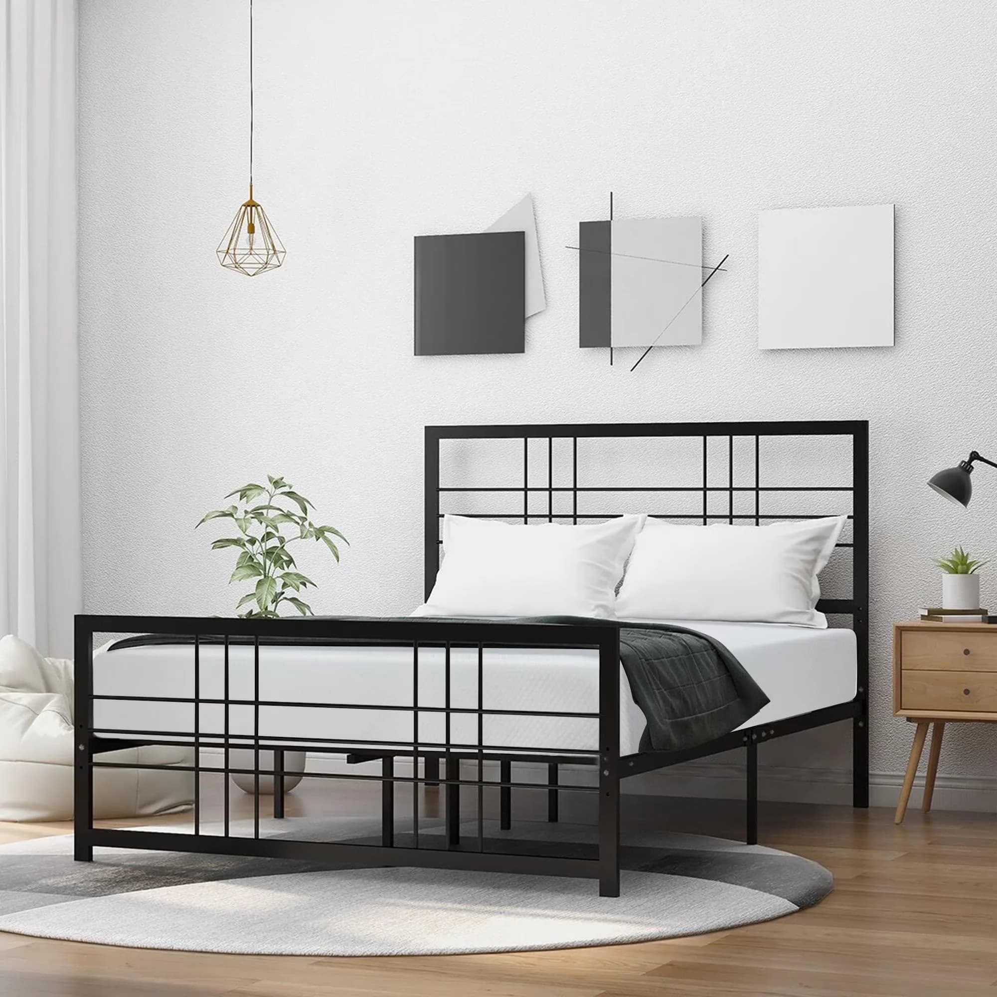 Essential Mattresses Accessory with Cooling Technology, Removable Cover - White Gel Memory Foam Model 807D0C