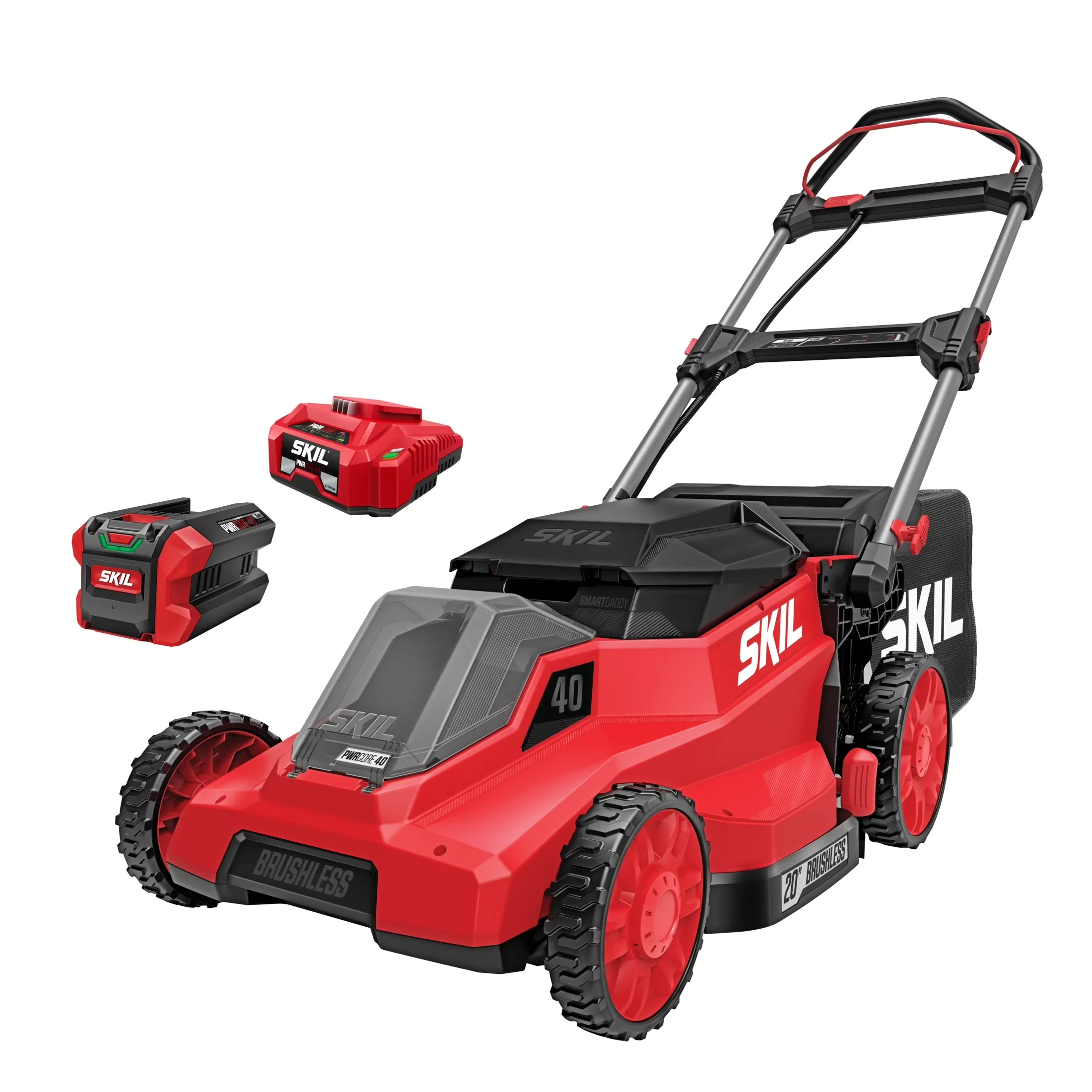 Essential Push Mower with Battery, 150W, 40V - Red - Universal Fit Model 5D0816