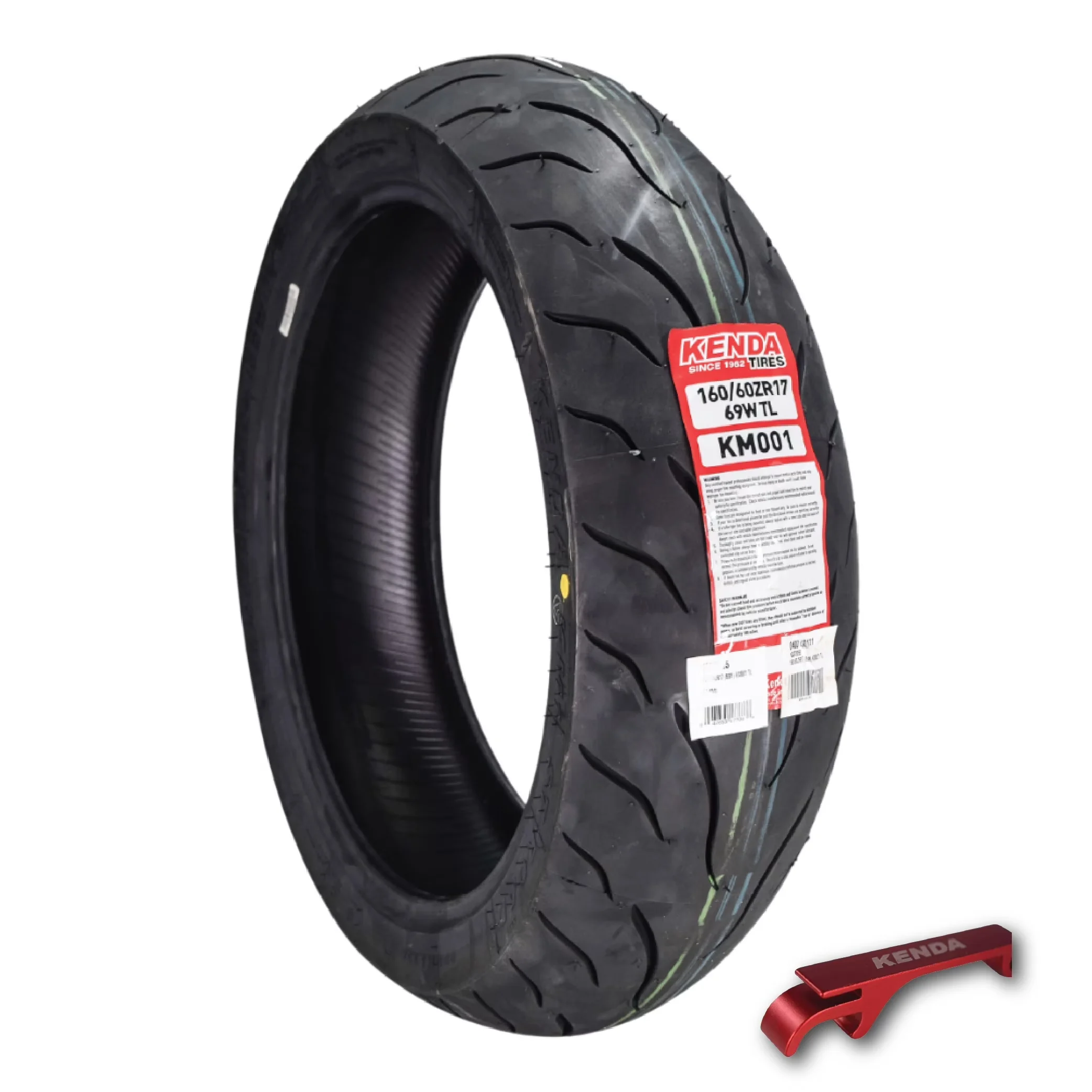 Motorcycle Tire Reliable with 69W, All-Weather - Black KM1 - Residential Grade Model D3E4B0