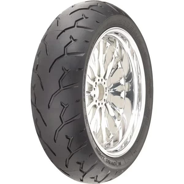 Motorcycle Tire Sleek with Durable Construction - Black 60B-17 - Universal Fit Model 5A5506