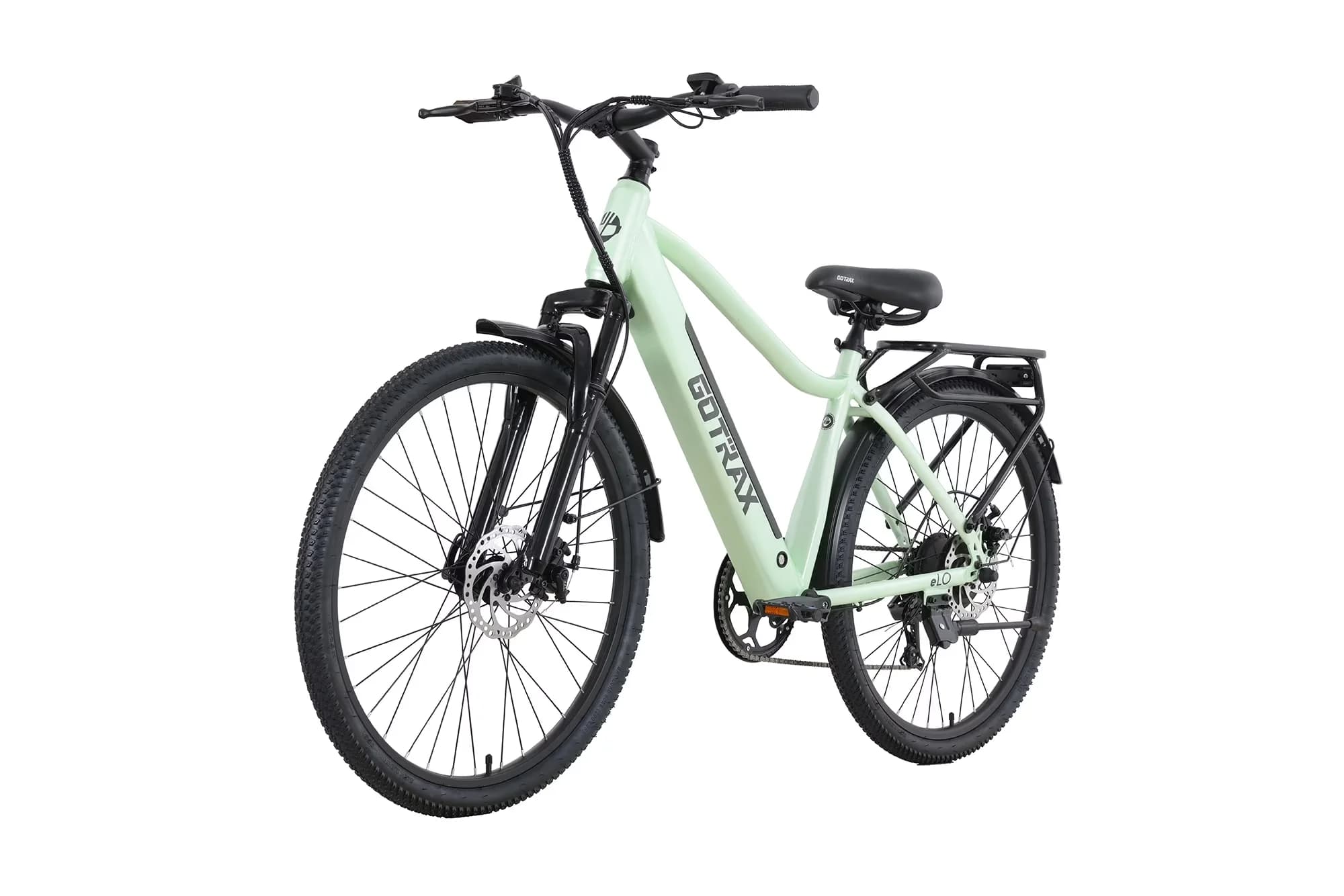 Quality Electric Bike with Battery, 36V, Elo 26" Adult Commuter - Green Model A3819F