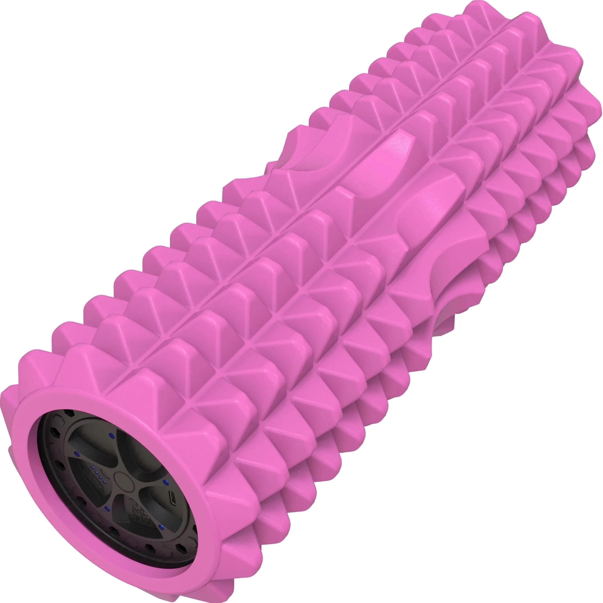 Home Gym Accessory Stylish with Vibrating, 5-Speed Deep Tissue Back Roller, Vibrating Foam Roller - Eva Foam Pink Model 4B6122