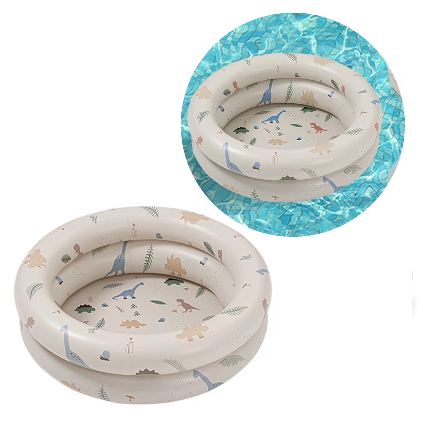 Versatile Inflatable Pool - Green-120 Dinosaur - Premium Collection Model 0E085C