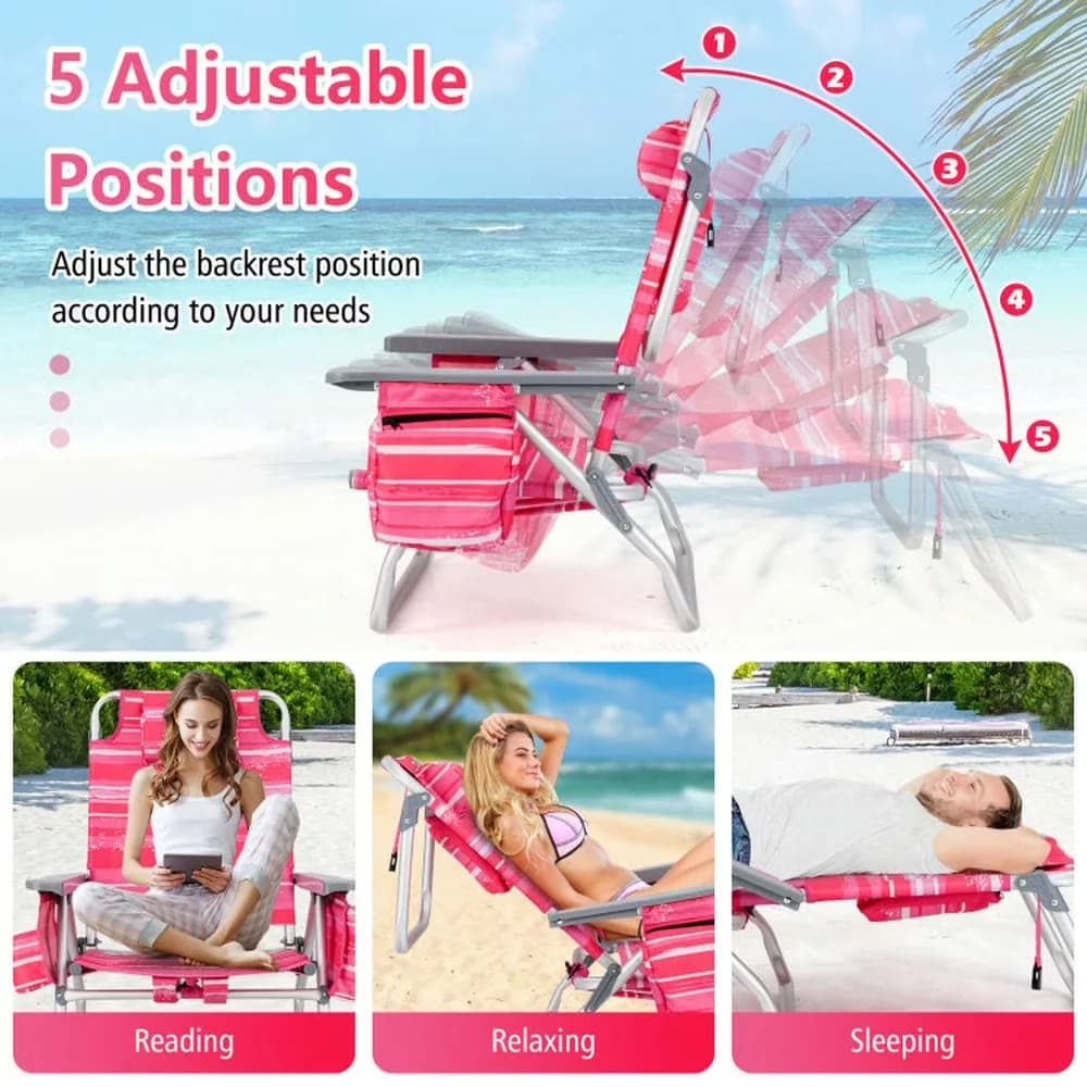 Innovative Beach Chair with Folding, Outdoor Seating & Patio - Blue for Outdoor, Garden Model F0A54B