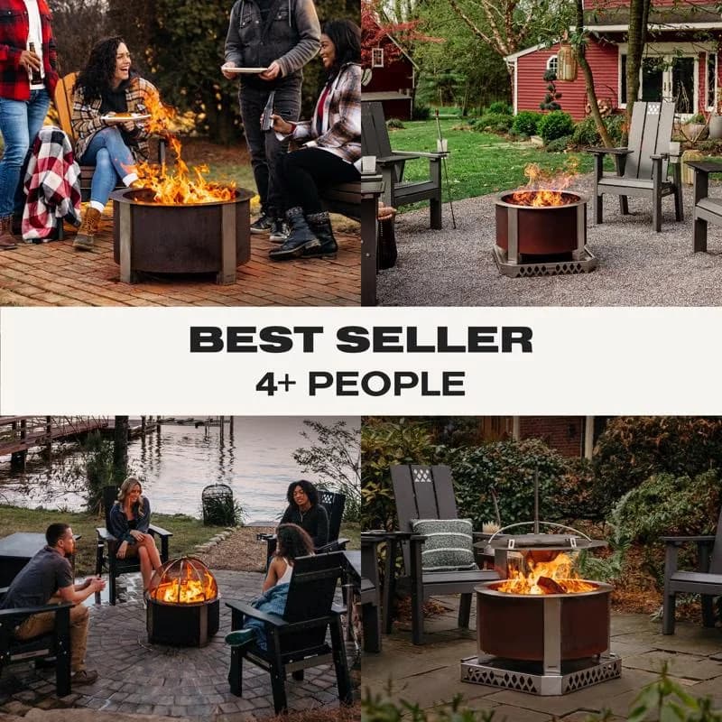 Modern Outdoor Heating with Fade Resistant, Portable - Steel Multicolor Model 206B92